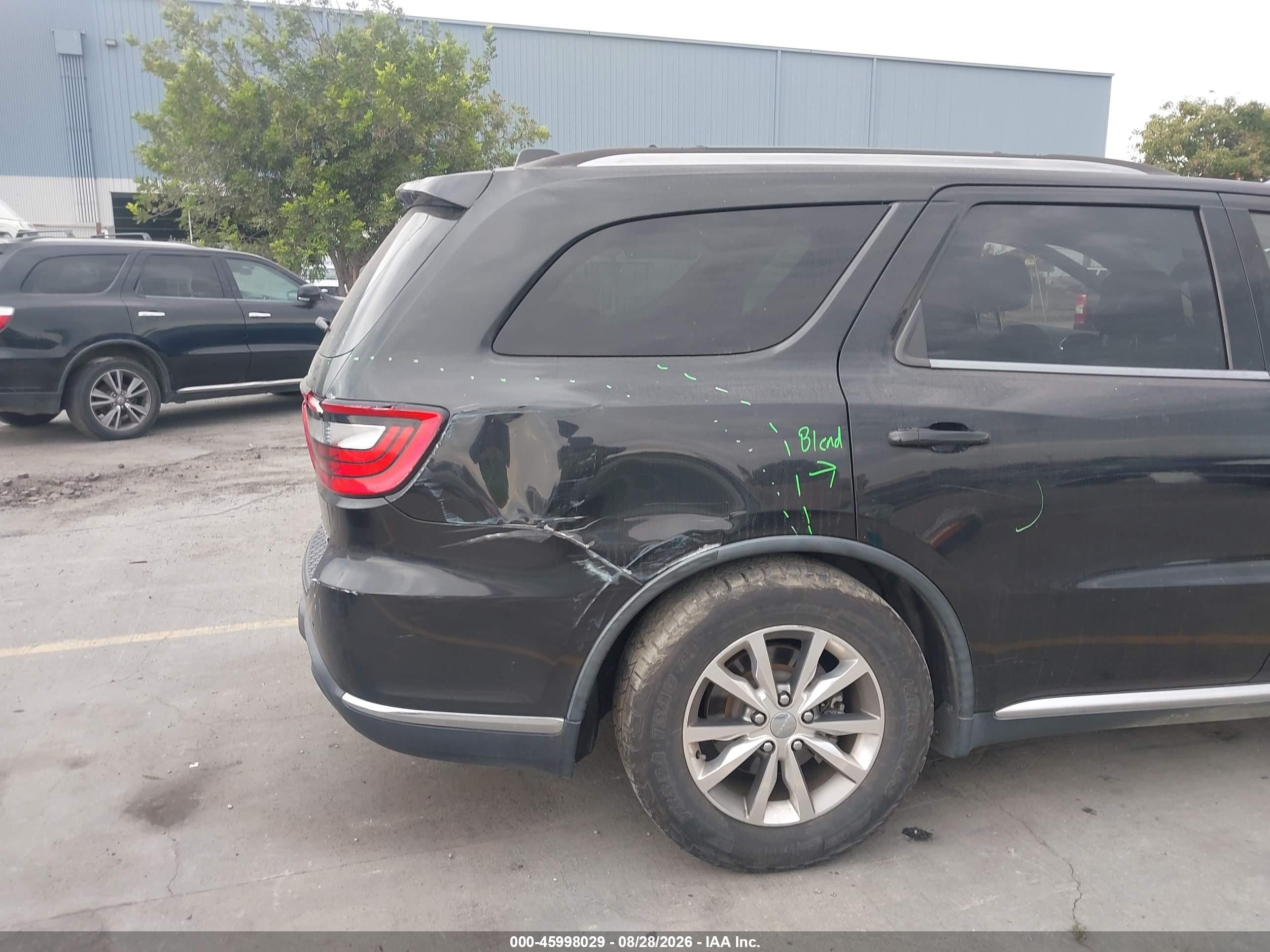 2015 Dodge Durango Limited Black vin: 1C4RDJDG9FC888540