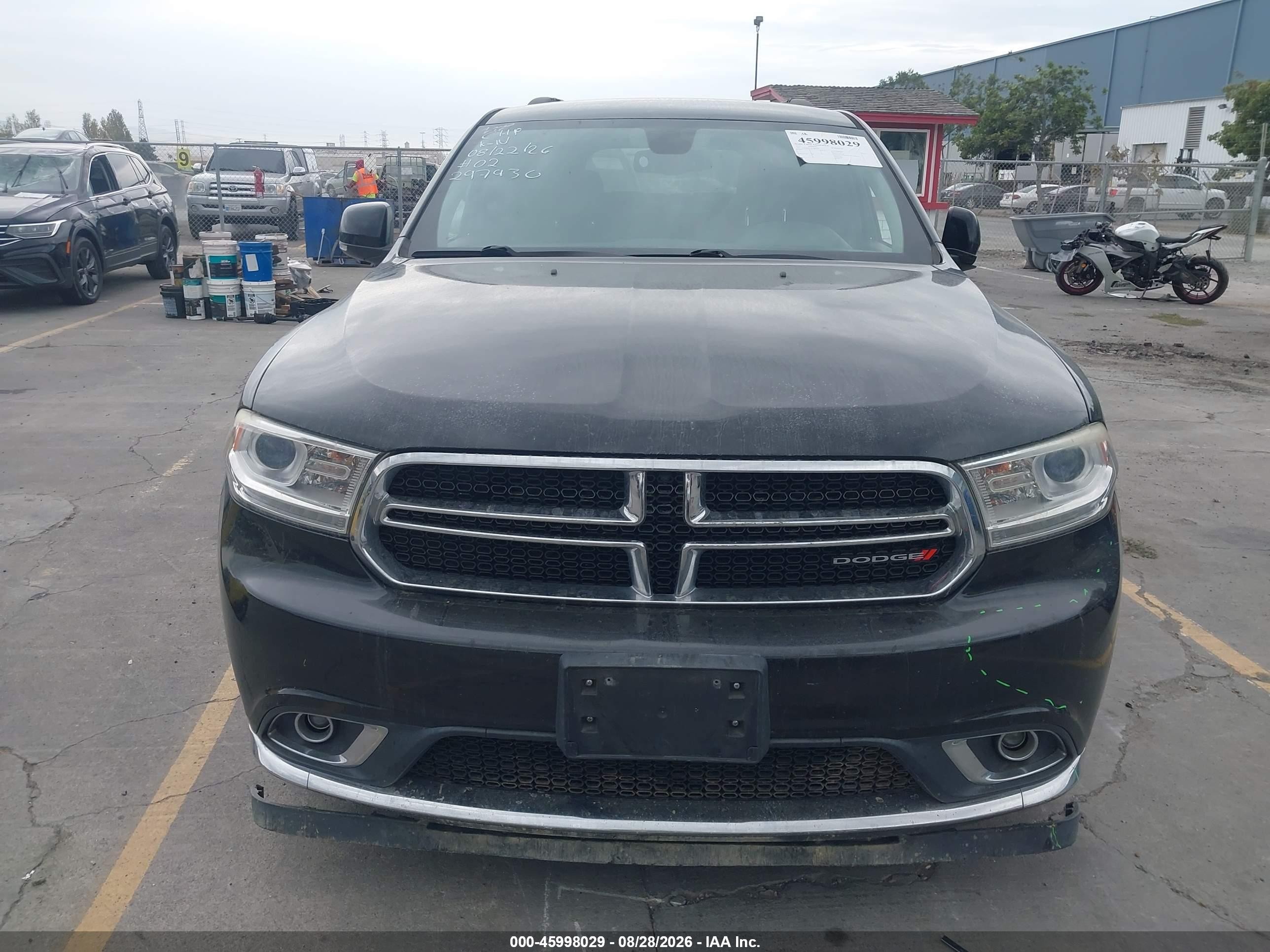 2015 Dodge Durango Limited Black vin: 1C4RDJDG9FC888540