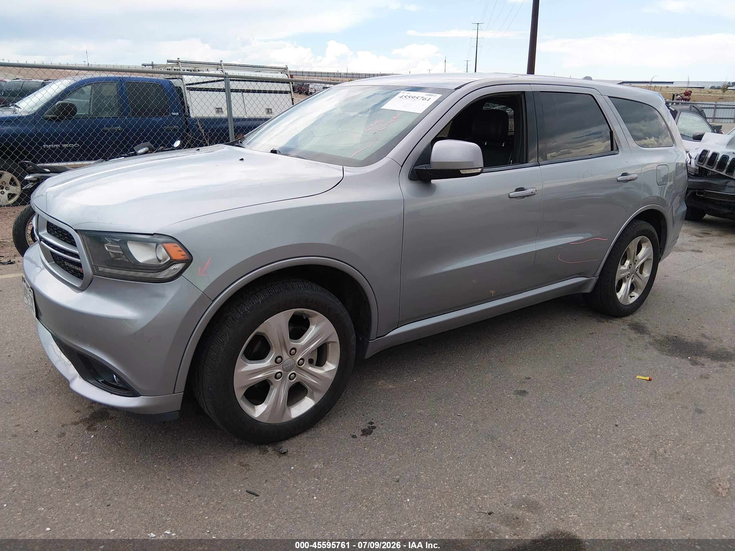 2017 Dodge Durango Gt Awd Gray vin: 1C4RDJDG9HC823917