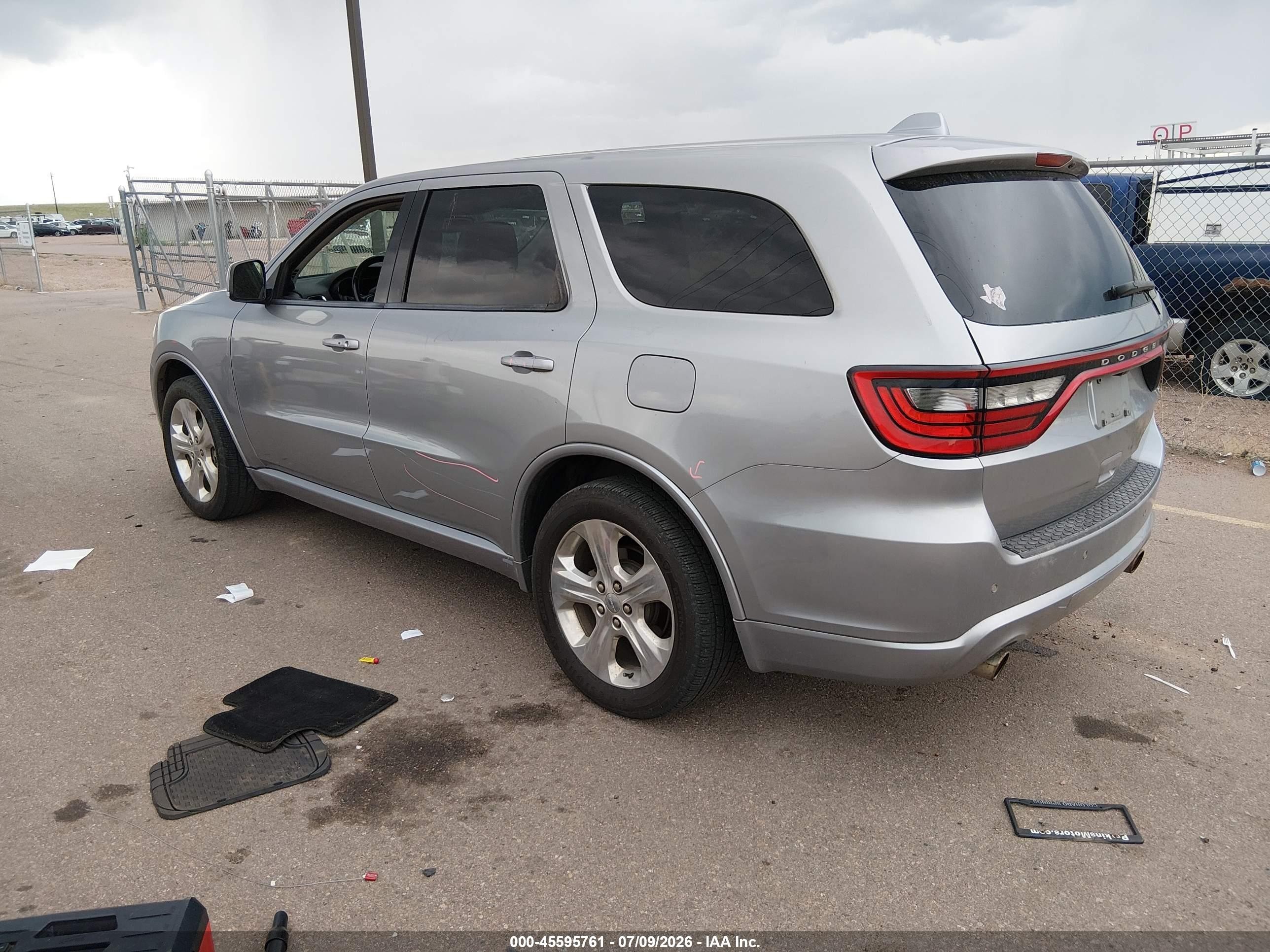 2017 Dodge Durango Gt Awd Gray vin: 1C4RDJDG9HC823917