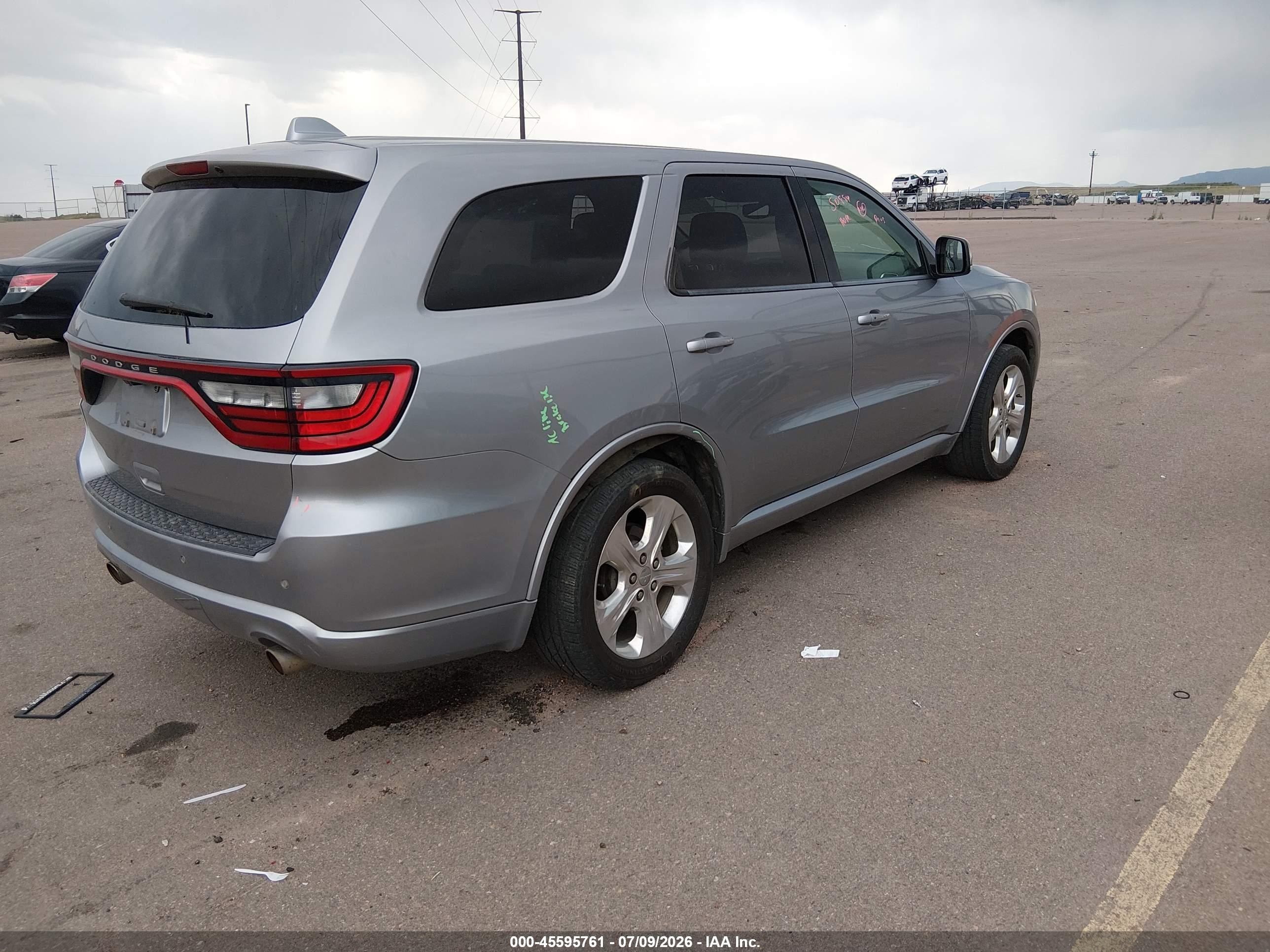 2017 Dodge Durango Gt Awd Gray vin: 1C4RDJDG9HC823917