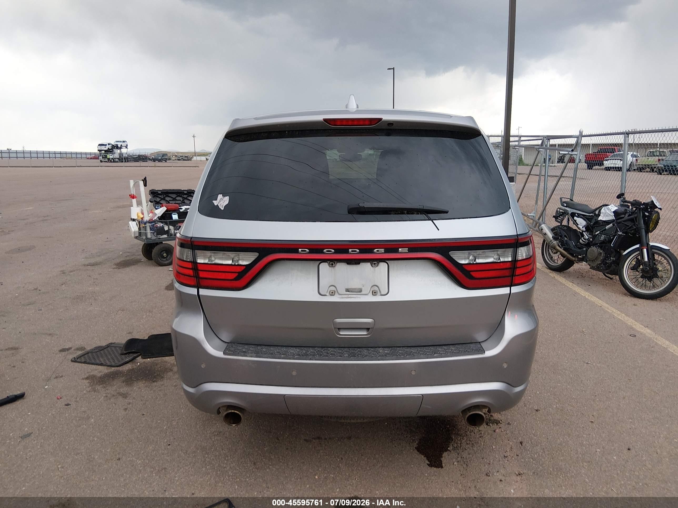 2017 Dodge Durango Gt Awd Gray vin: 1C4RDJDG9HC823917