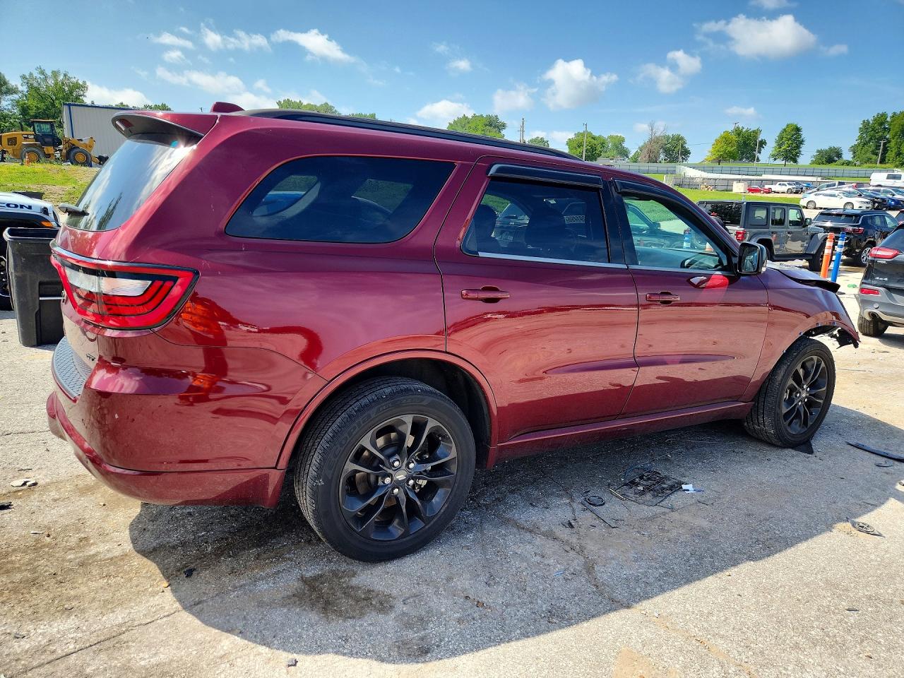2021 Dodge Durango Gt Maroon vin: 1C4RDJDG9MC697052