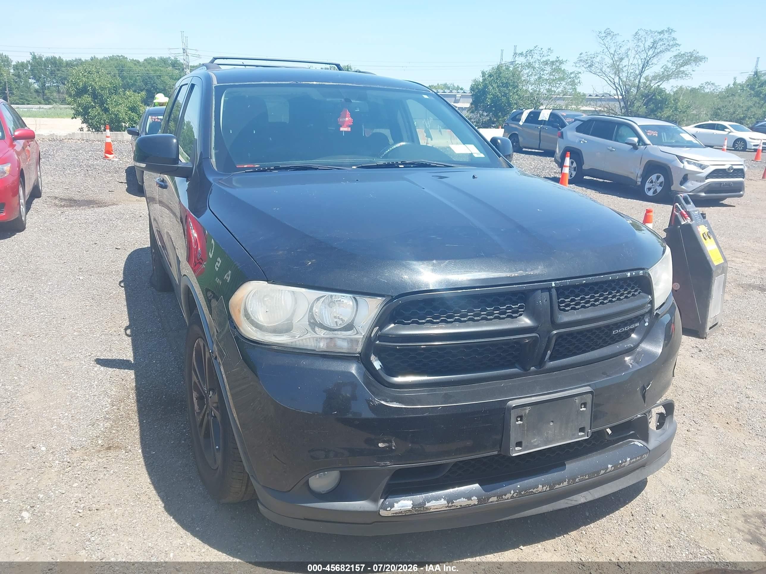 2012 Dodge Durango Crew Black vin: 1C4RDJDGXCC113885