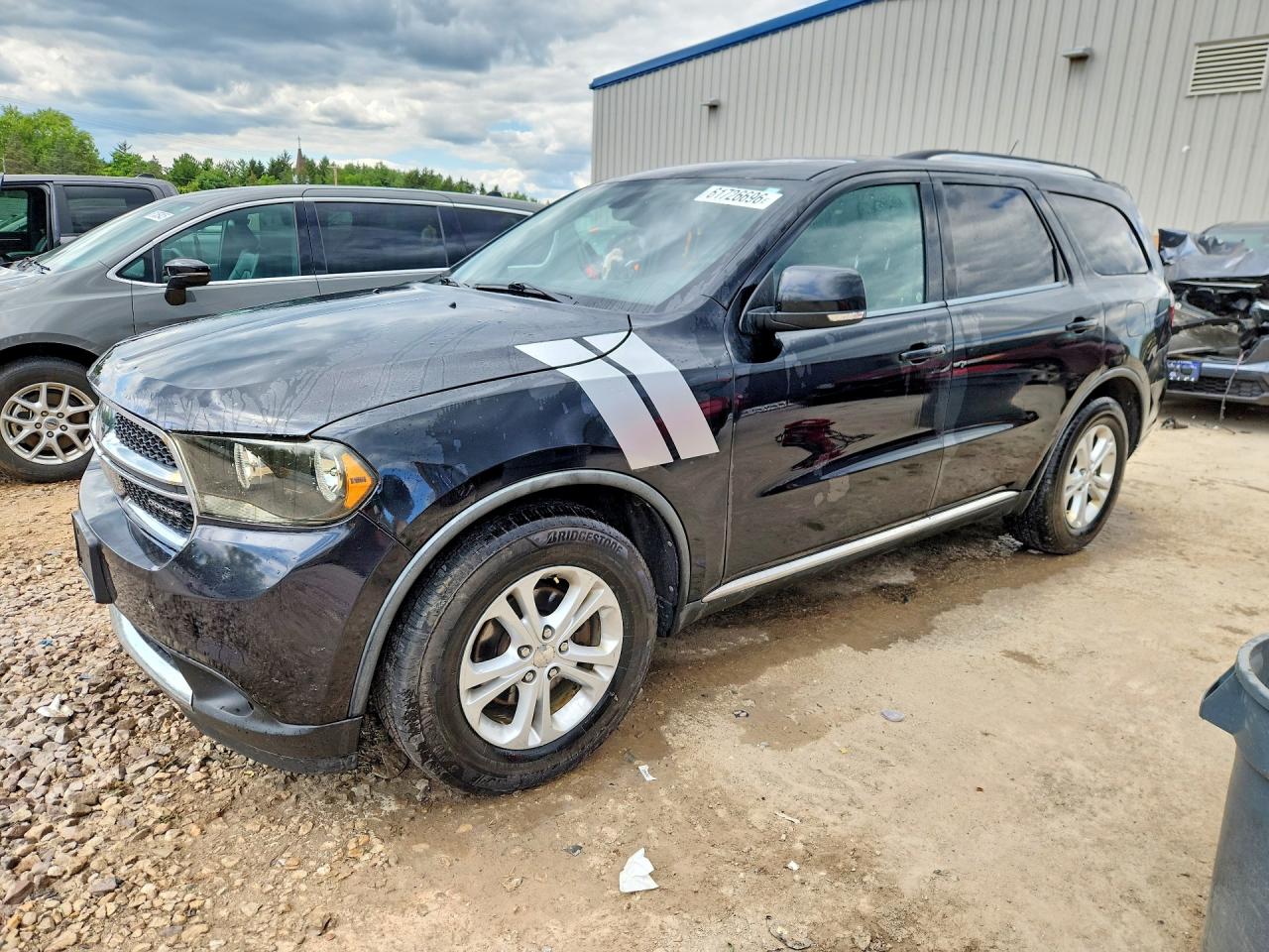 2012 Dodge Durango Crew Black vin: 1C4RDJDGXCC147700