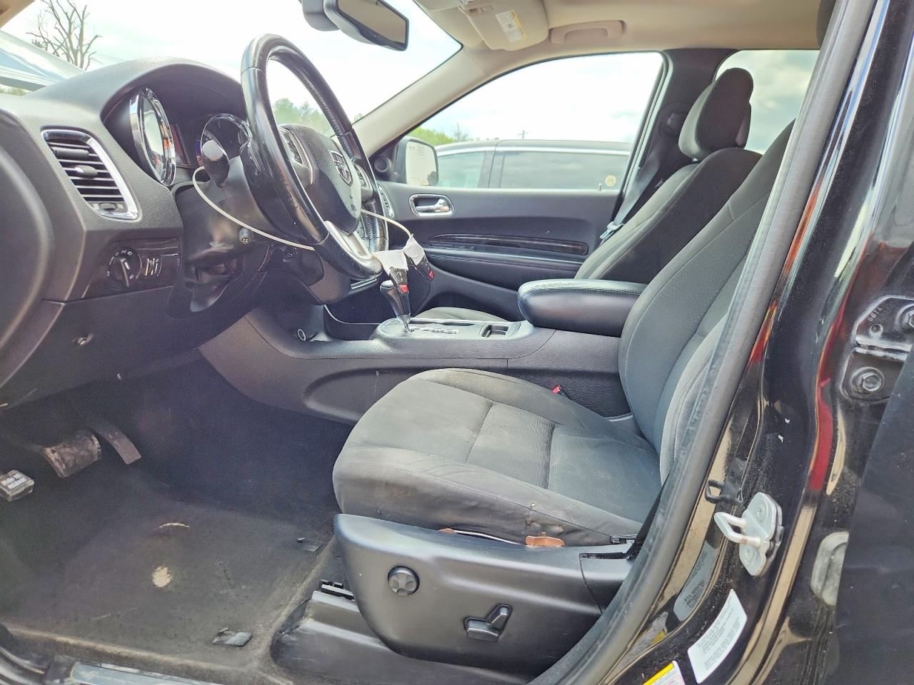 2012 Dodge Durango Crew Black vin: 1C4RDJDGXCC147700