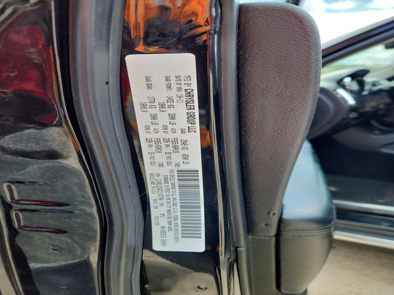 2012 Dodge Durango Crew Black vin: 1C4RDJDGXCC147700