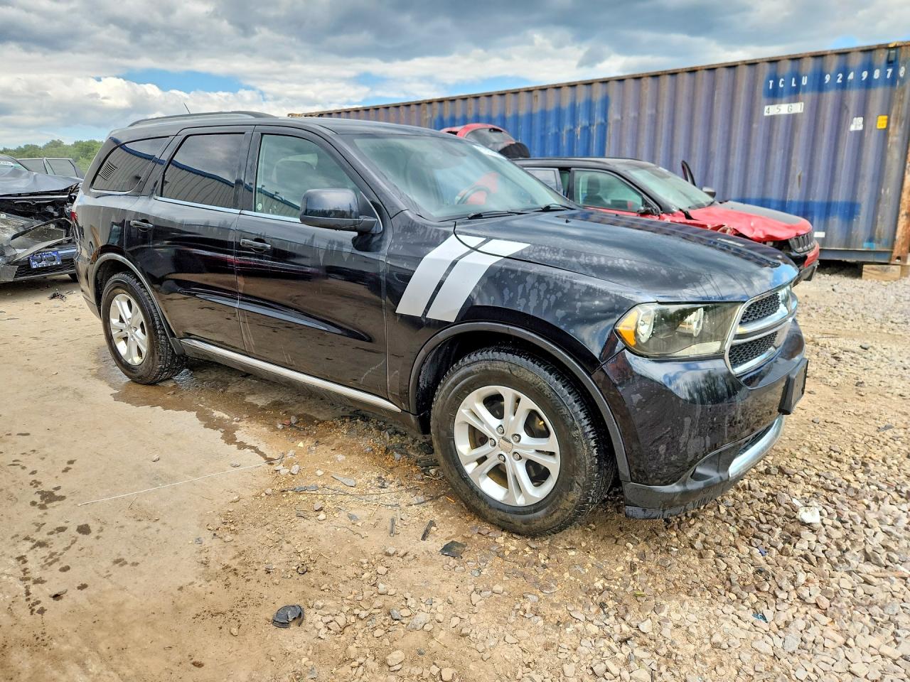 2012 Dodge Durango Crew Black vin: 1C4RDJDGXCC147700