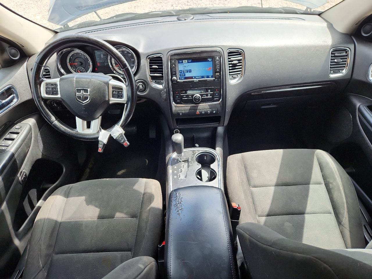 2012 Dodge Durango Crew Black vin: 1C4RDJDGXCC147700