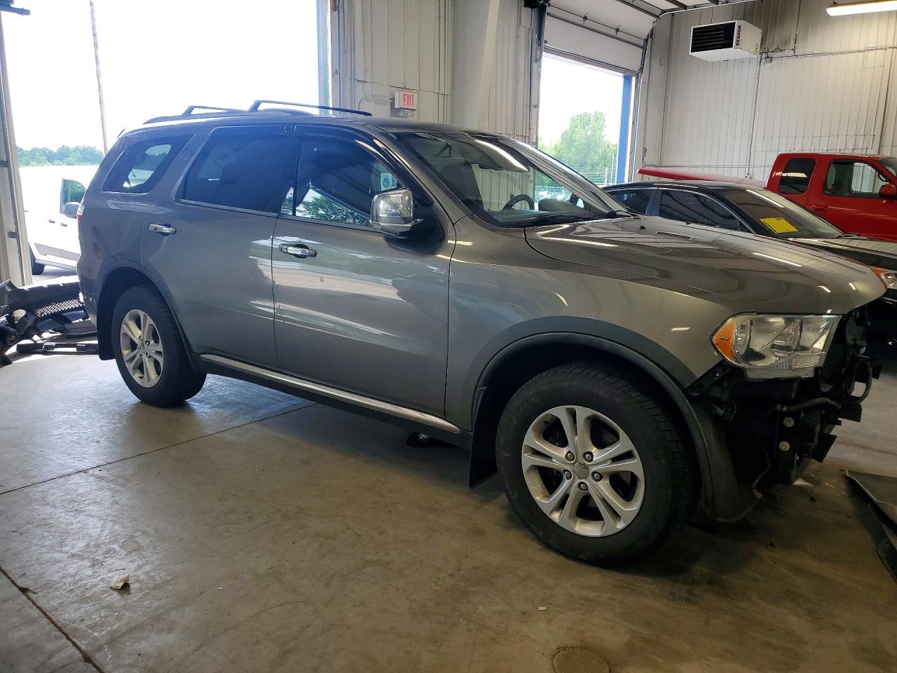 2012 Dodge Durango Crew Gray vin: 1C4RDJDGXCC187940
