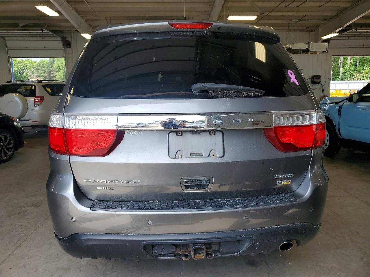 2012 Dodge Durango Crew Gray vin: 1C4RDJDGXCC187940