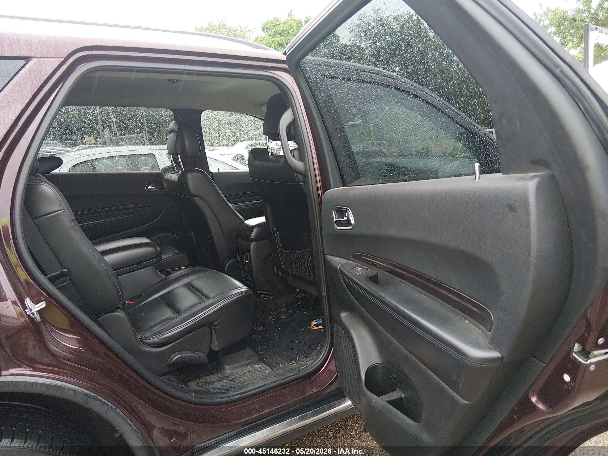 2012 Dodge Durango Crew Red vin: 1C4RDJDGXCC337268