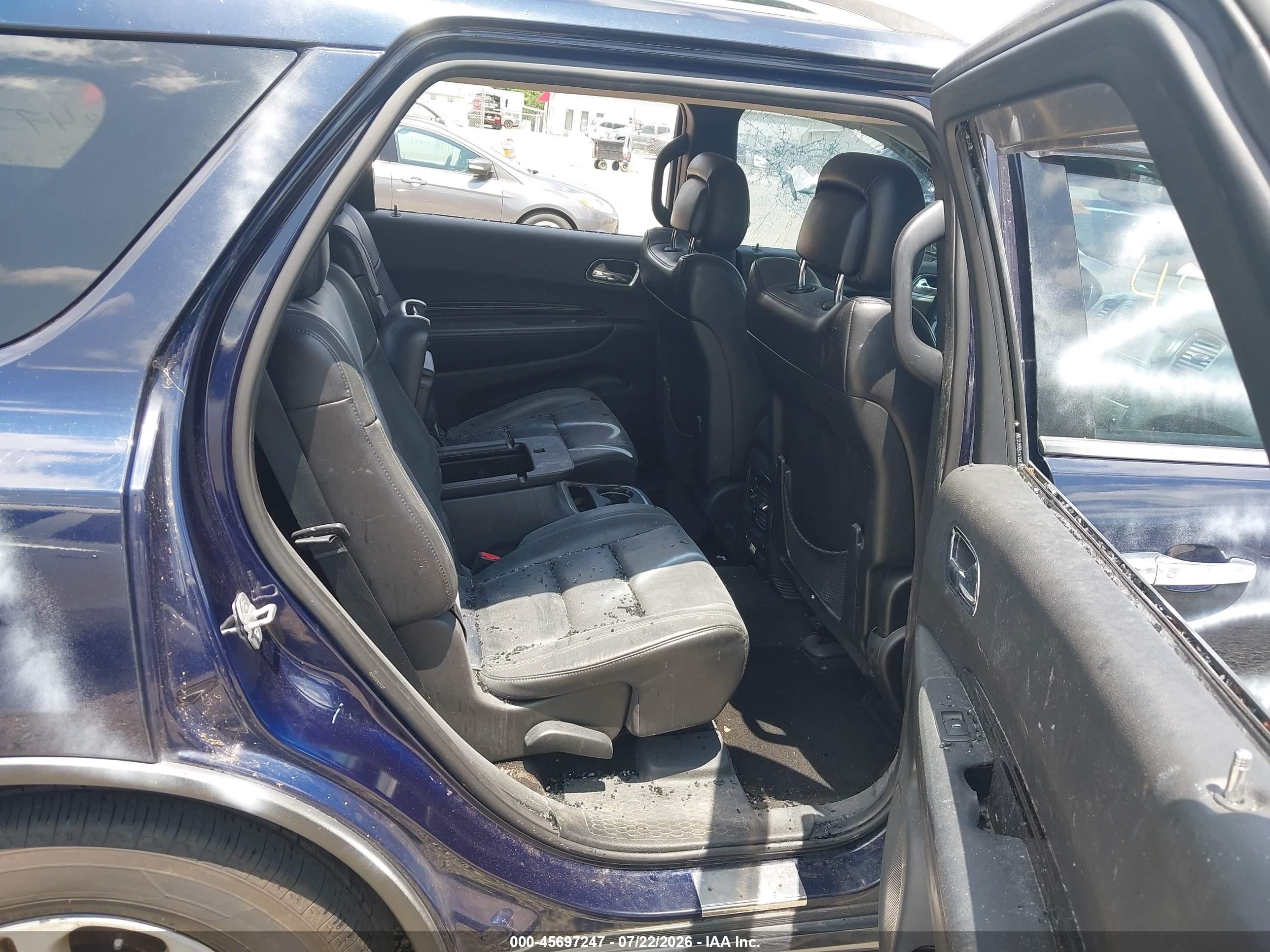 2013 Dodge Durango Crew Синий vin: 1C4RDJDGXDC616558
