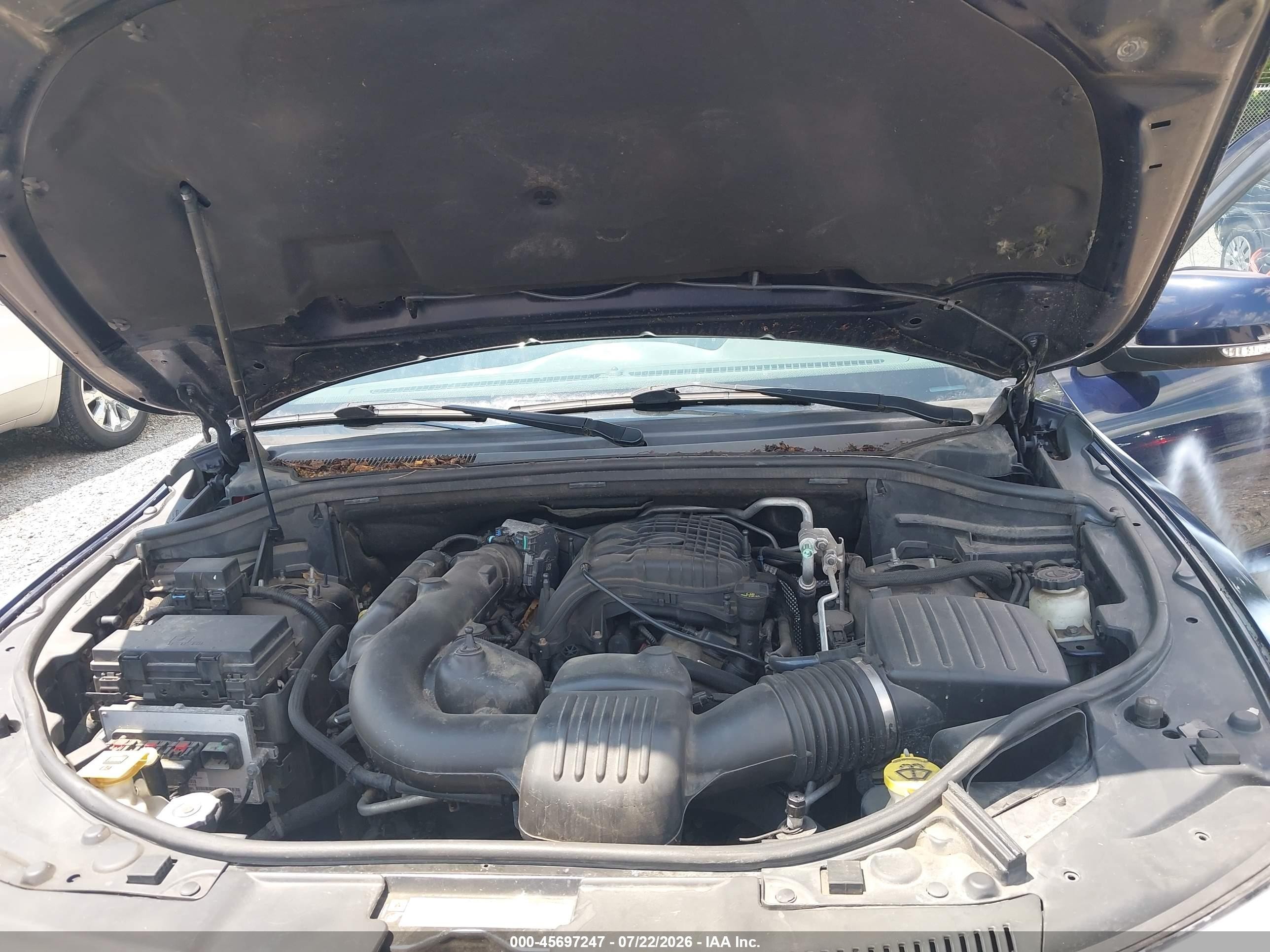 2013 Dodge Durango Crew Синий vin: 1C4RDJDGXDC616558