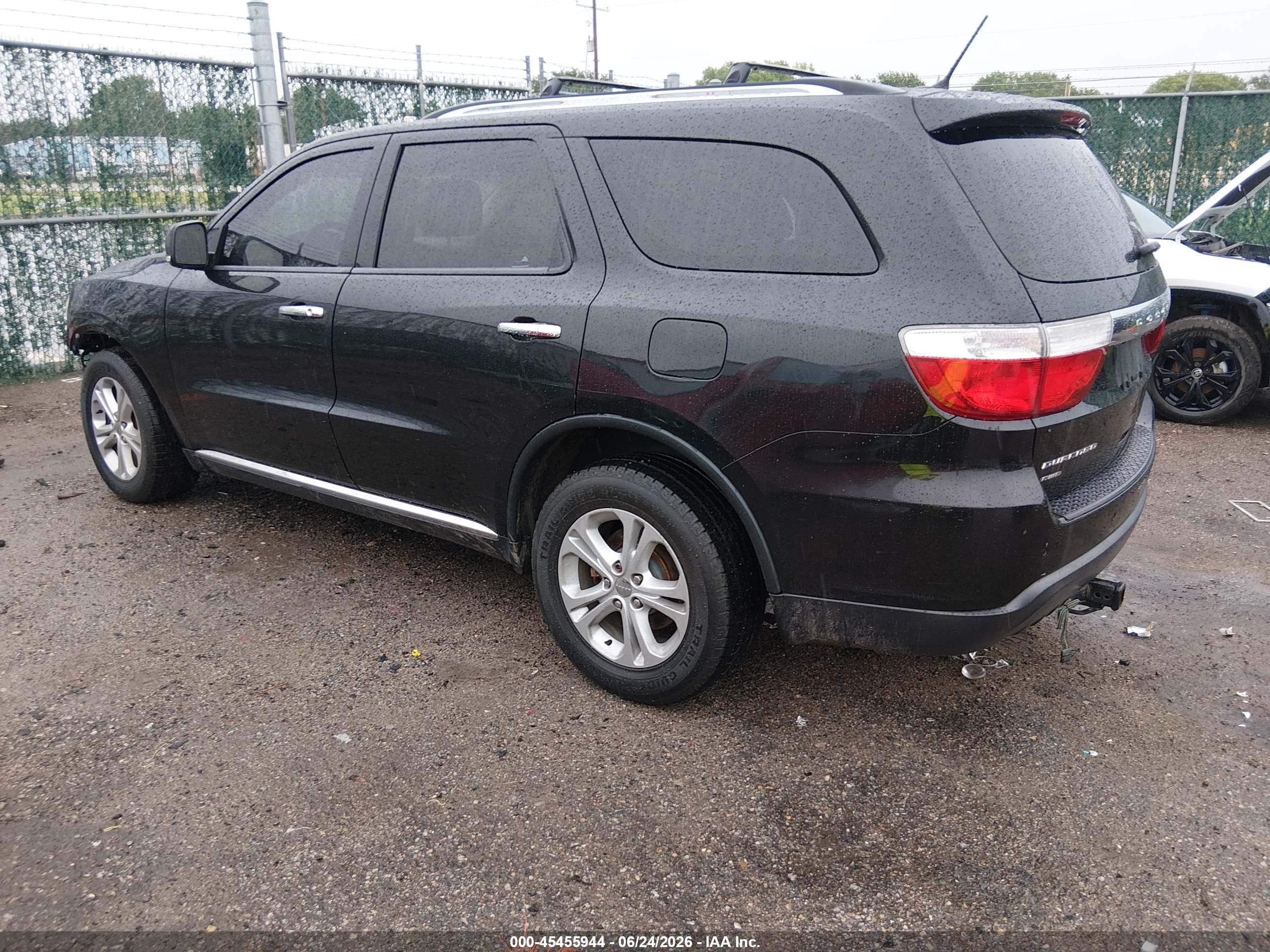2013 Dodge Durango Crew Black vin: 1C4RDJDGXDC673357