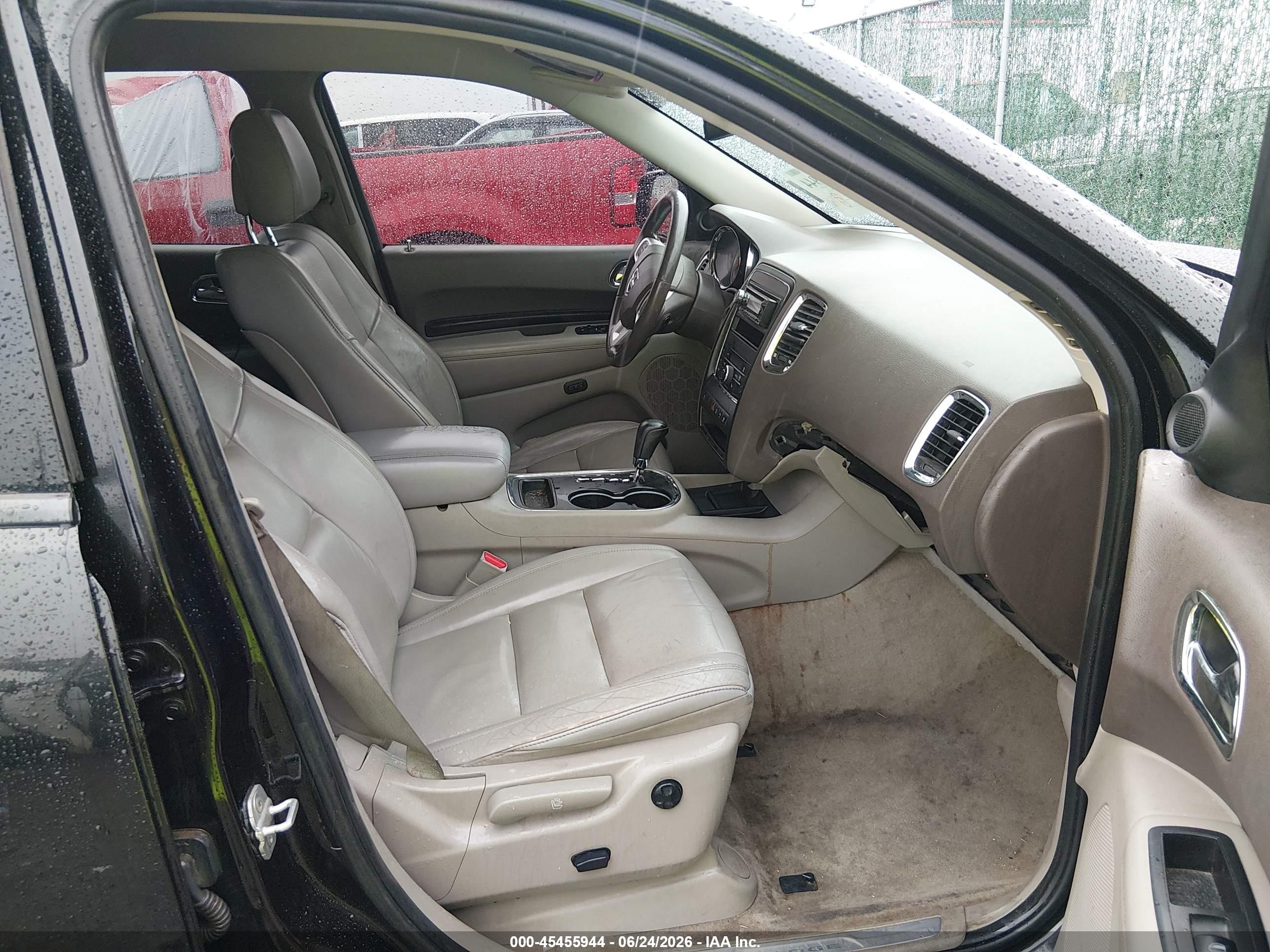 2013 Dodge Durango Crew Black vin: 1C4RDJDGXDC673357