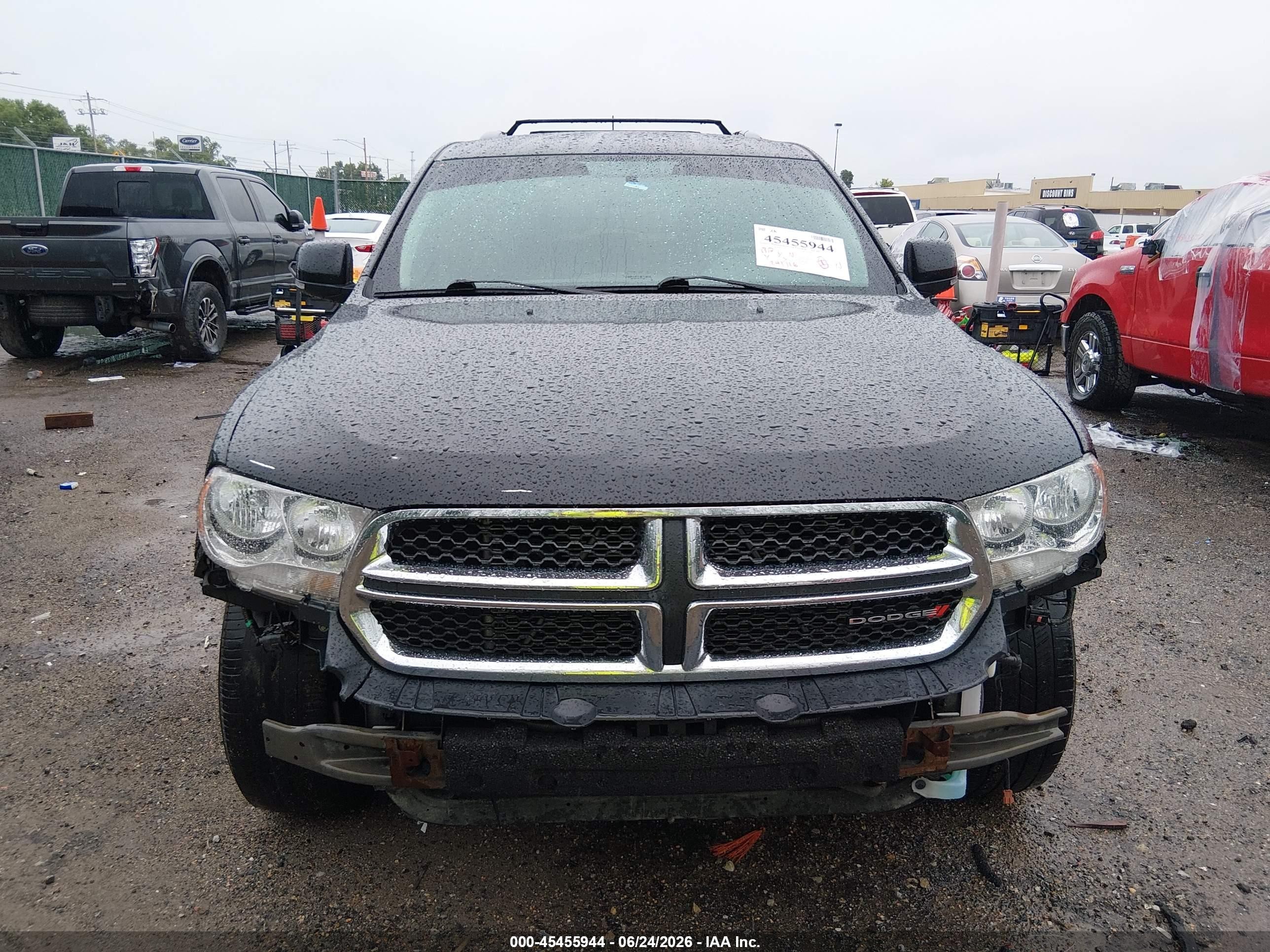 2013 Dodge Durango Crew Black vin: 1C4RDJDGXDC673357