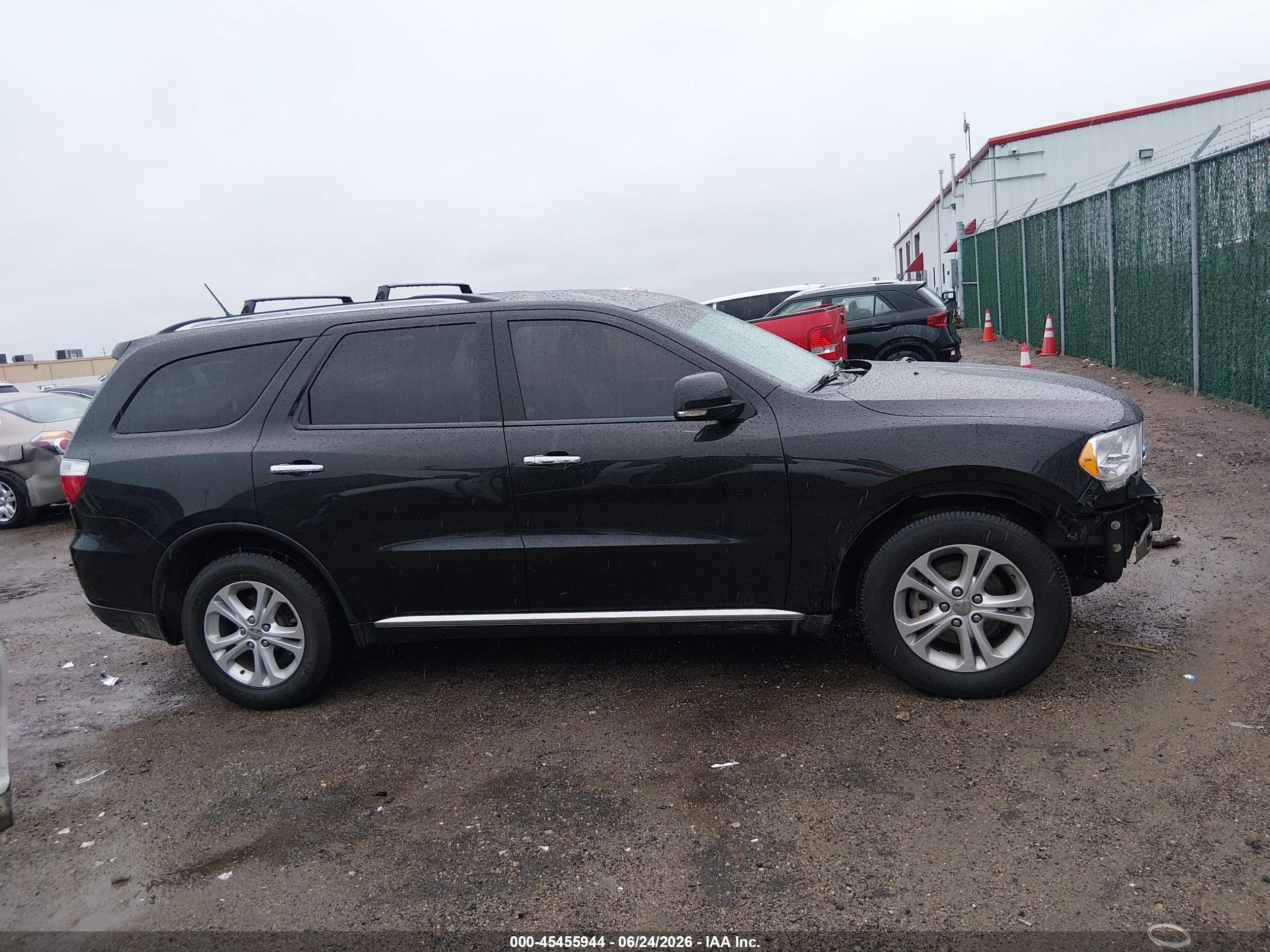 2013 Dodge Durango Crew Black vin: 1C4RDJDGXDC673357