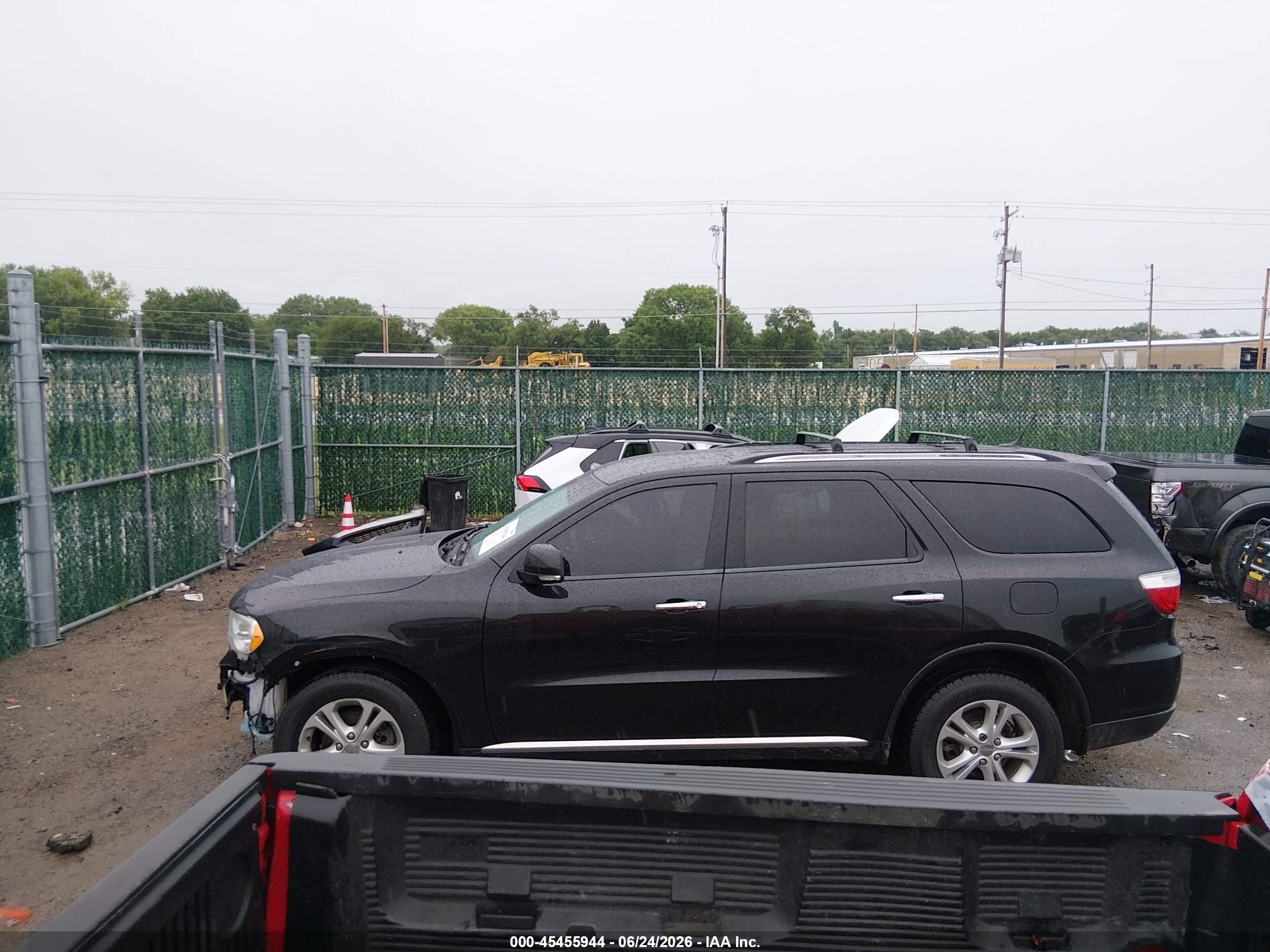 2013 Dodge Durango Crew Black vin: 1C4RDJDGXDC673357