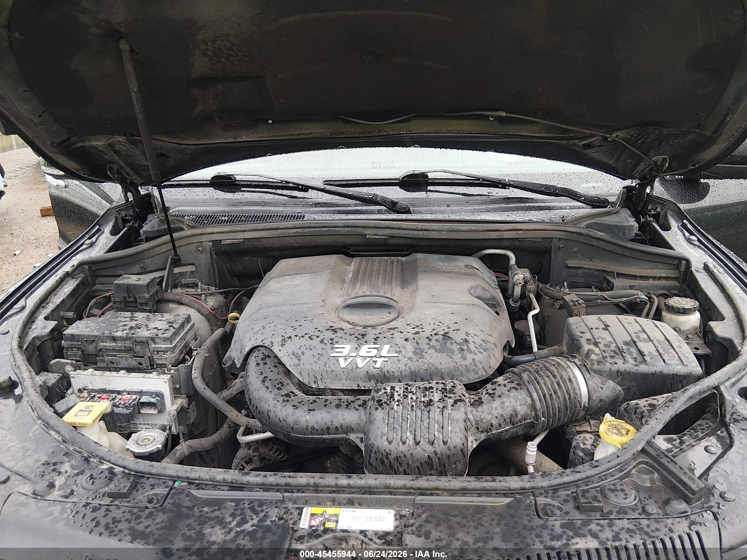 2013 Dodge Durango Crew Black vin: 1C4RDJDGXDC673357