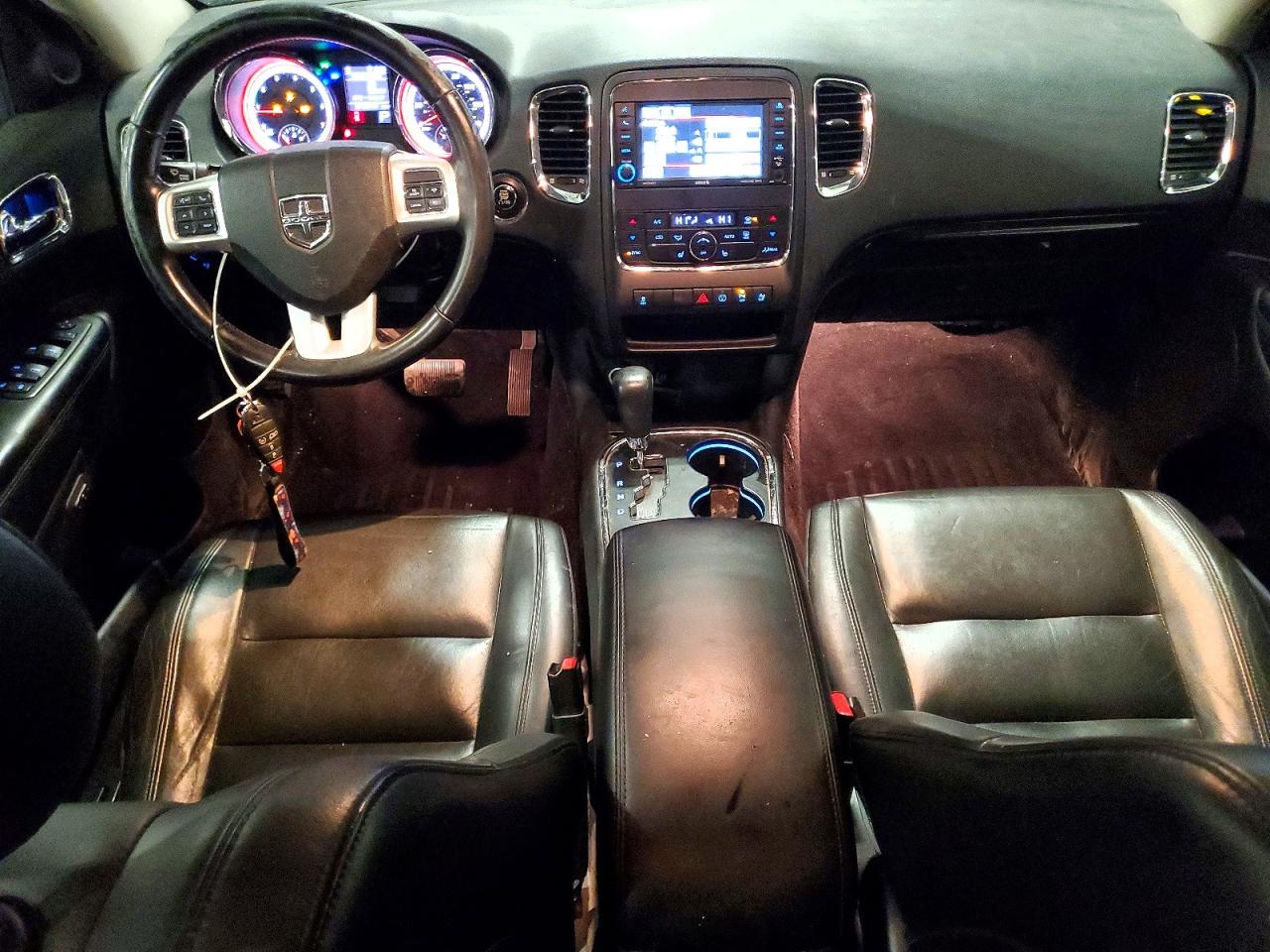 2013 Dodge Durango Crew Black vin: 1C4RDJDGXDC673374