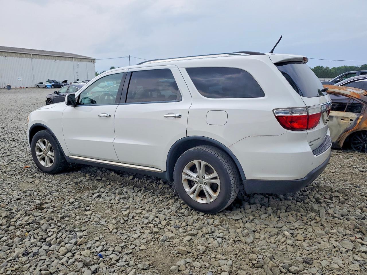 2013 Dodge Durango Crew White vin: 1C4RDJDGXDC677439