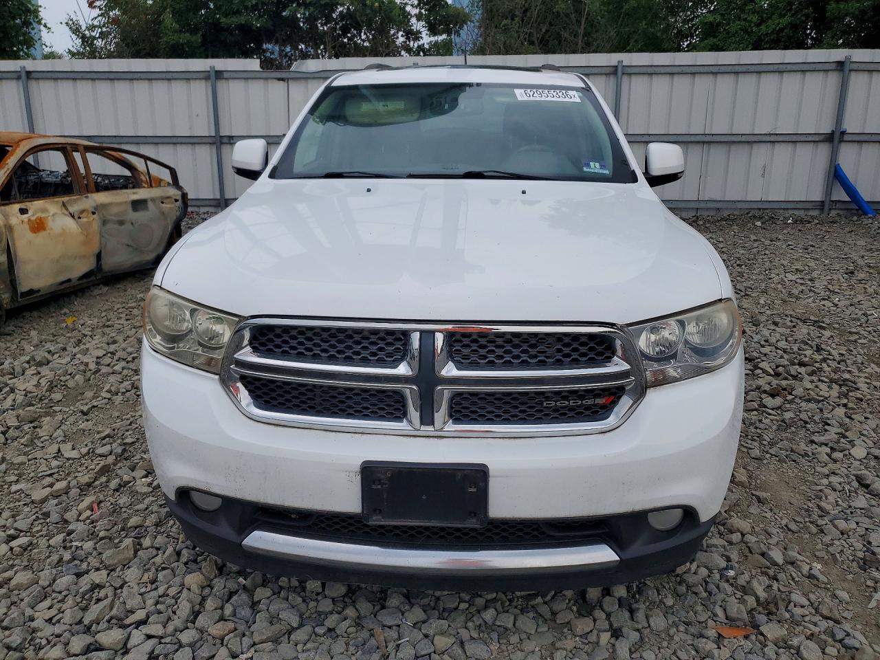 2013 Dodge Durango Crew White vin: 1C4RDJDGXDC677439