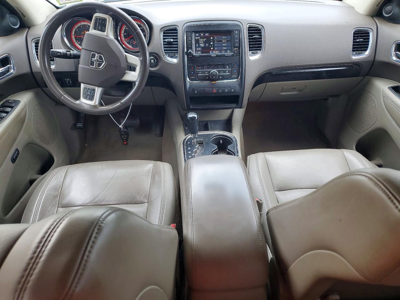 2013 Dodge Durango Crew White vin: 1C4RDJDGXDC677439