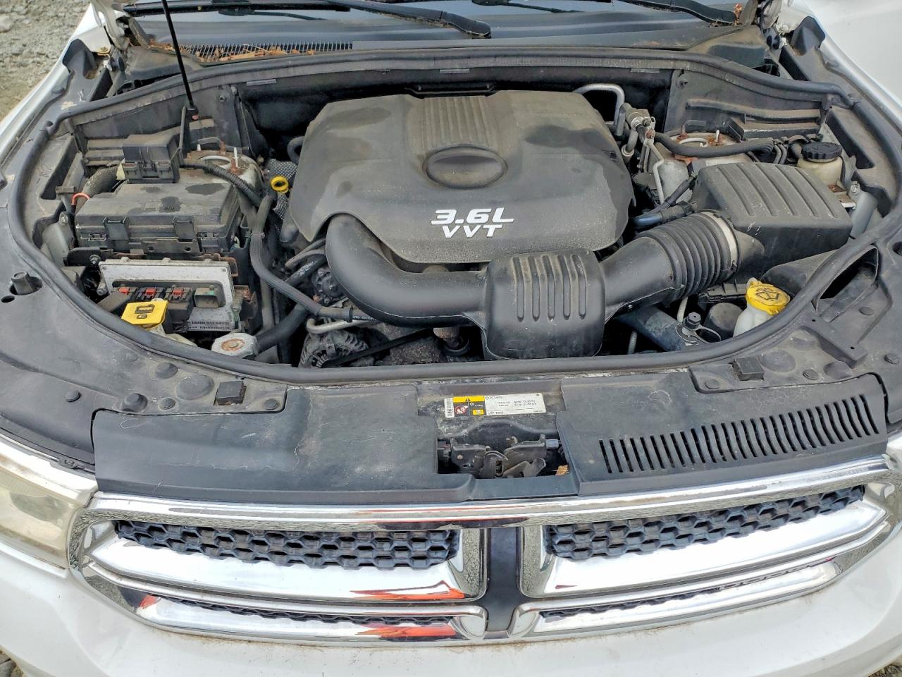 2013 Dodge Durango Crew White vin: 1C4RDJDGXDC677439