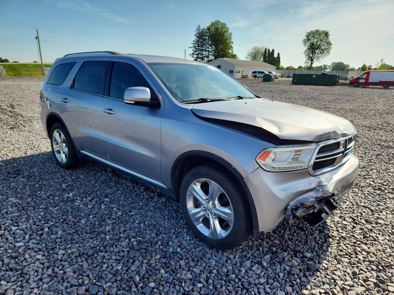 2014 Dodge Durango Limited Silver vin: 1C4RDJDGXEC336768