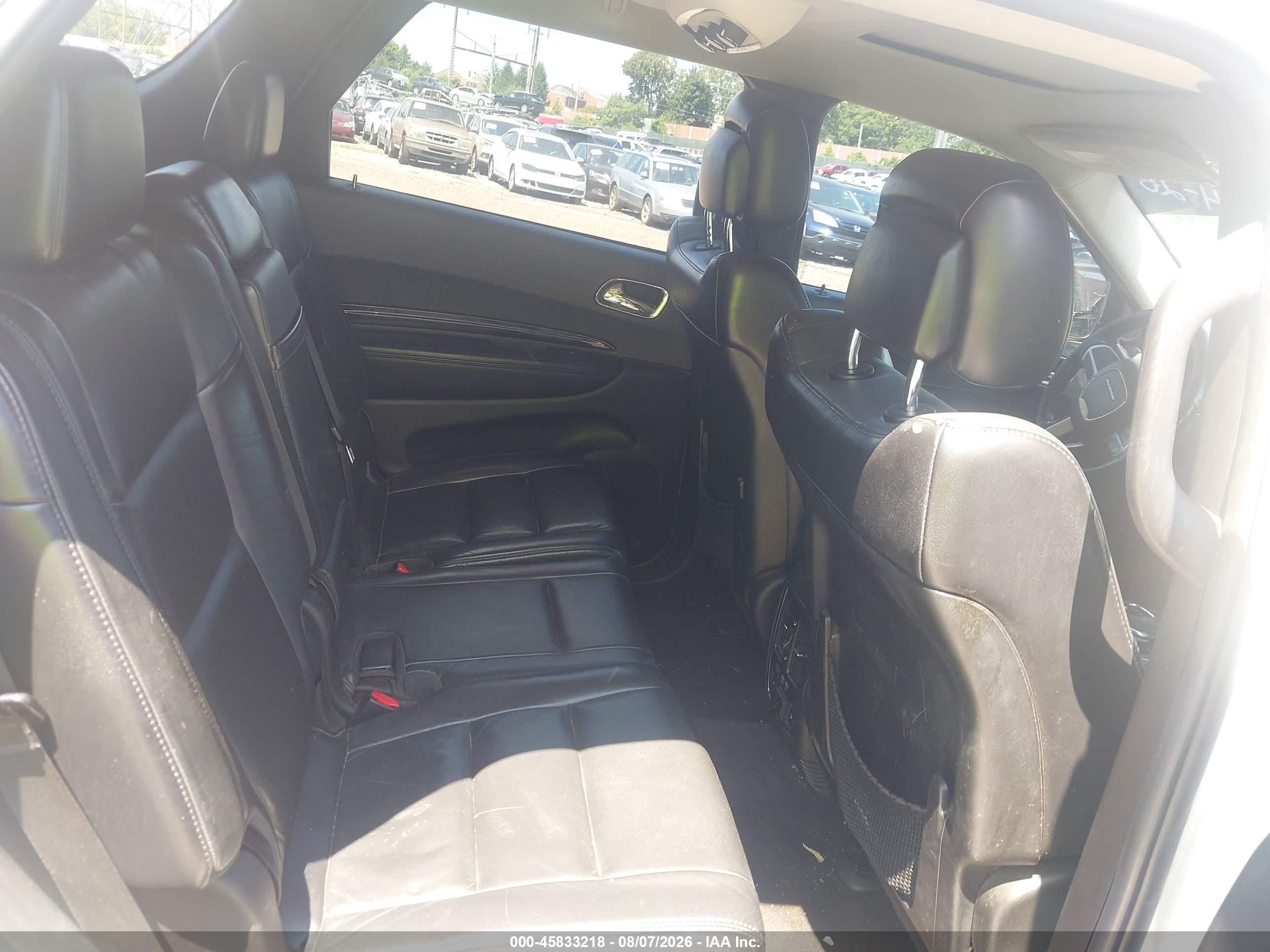 2014 Dodge Durango Limited White vin: 1C4RDJDGXEC449992