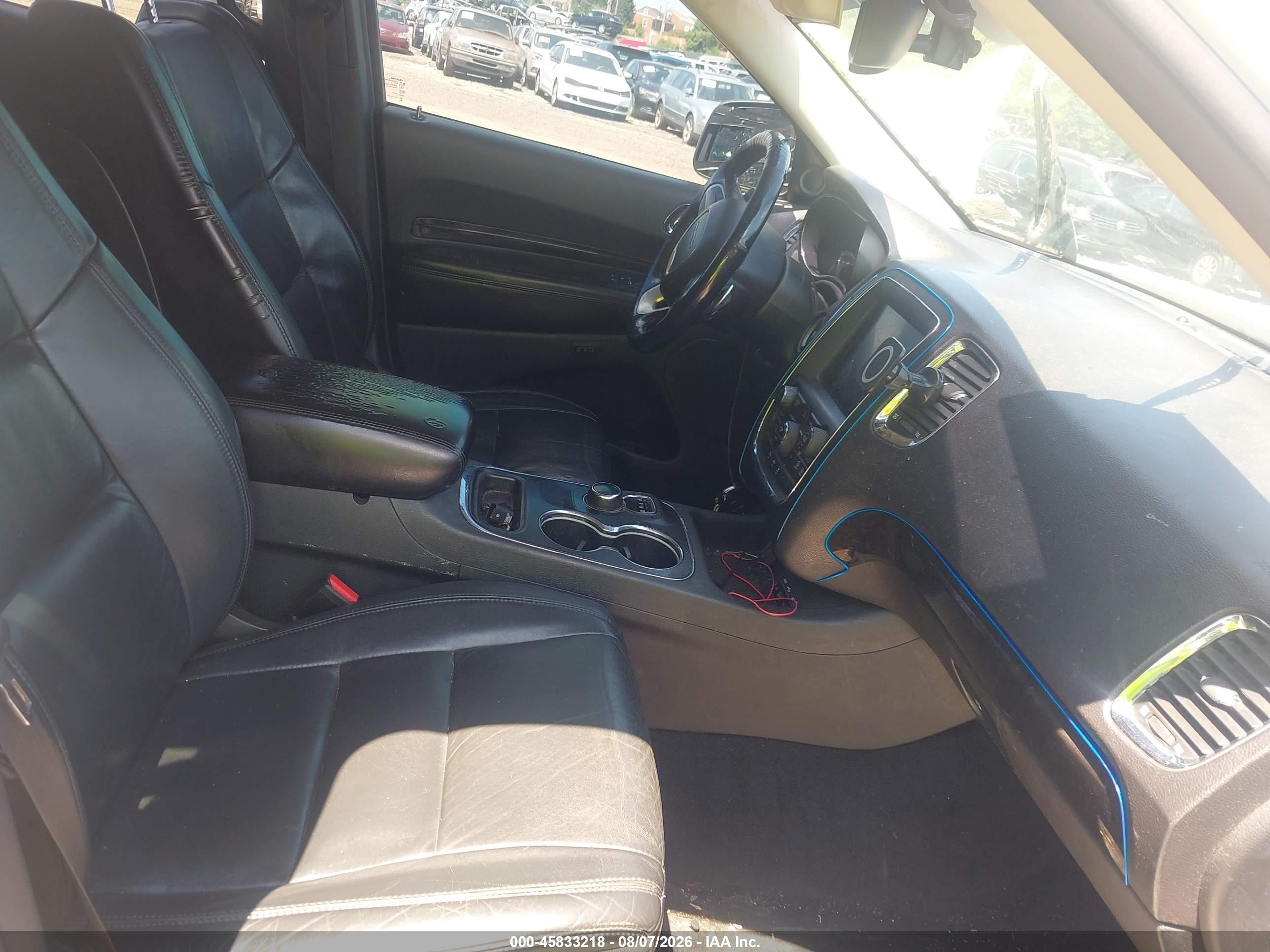 2014 Dodge Durango Limited White vin: 1C4RDJDGXEC449992