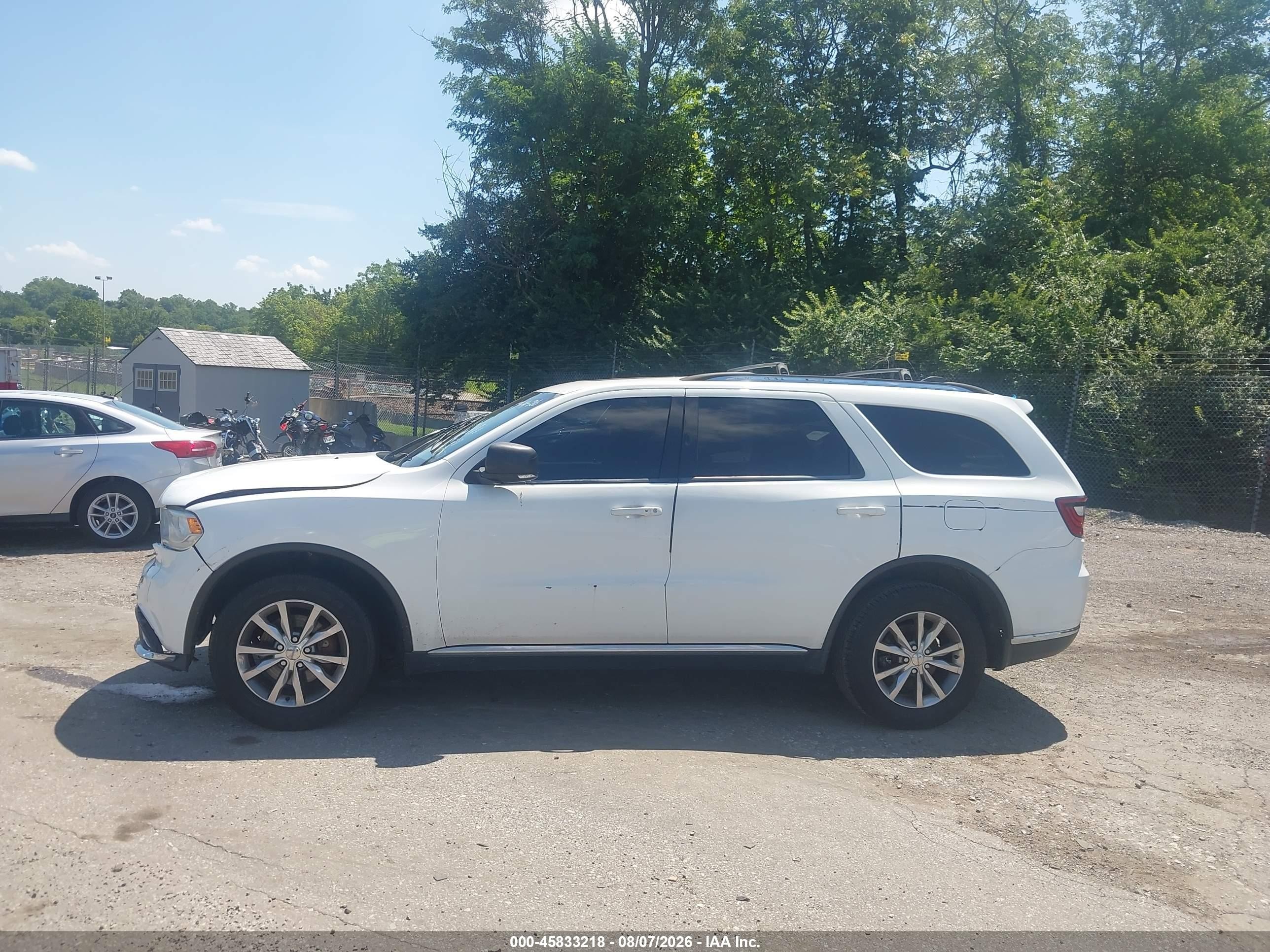 2014 Dodge Durango Limited White vin: 1C4RDJDGXEC449992