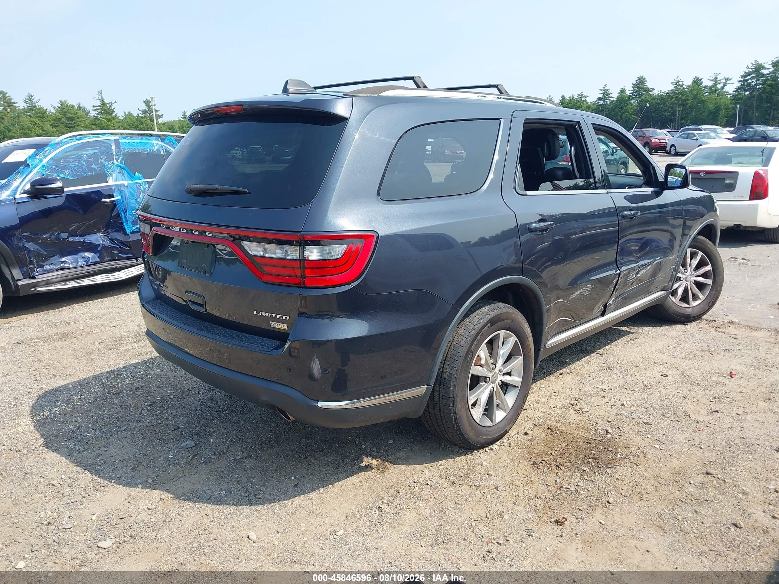 2014 Dodge Durango Limited Blue vin: 1C4RDJDGXEC451077