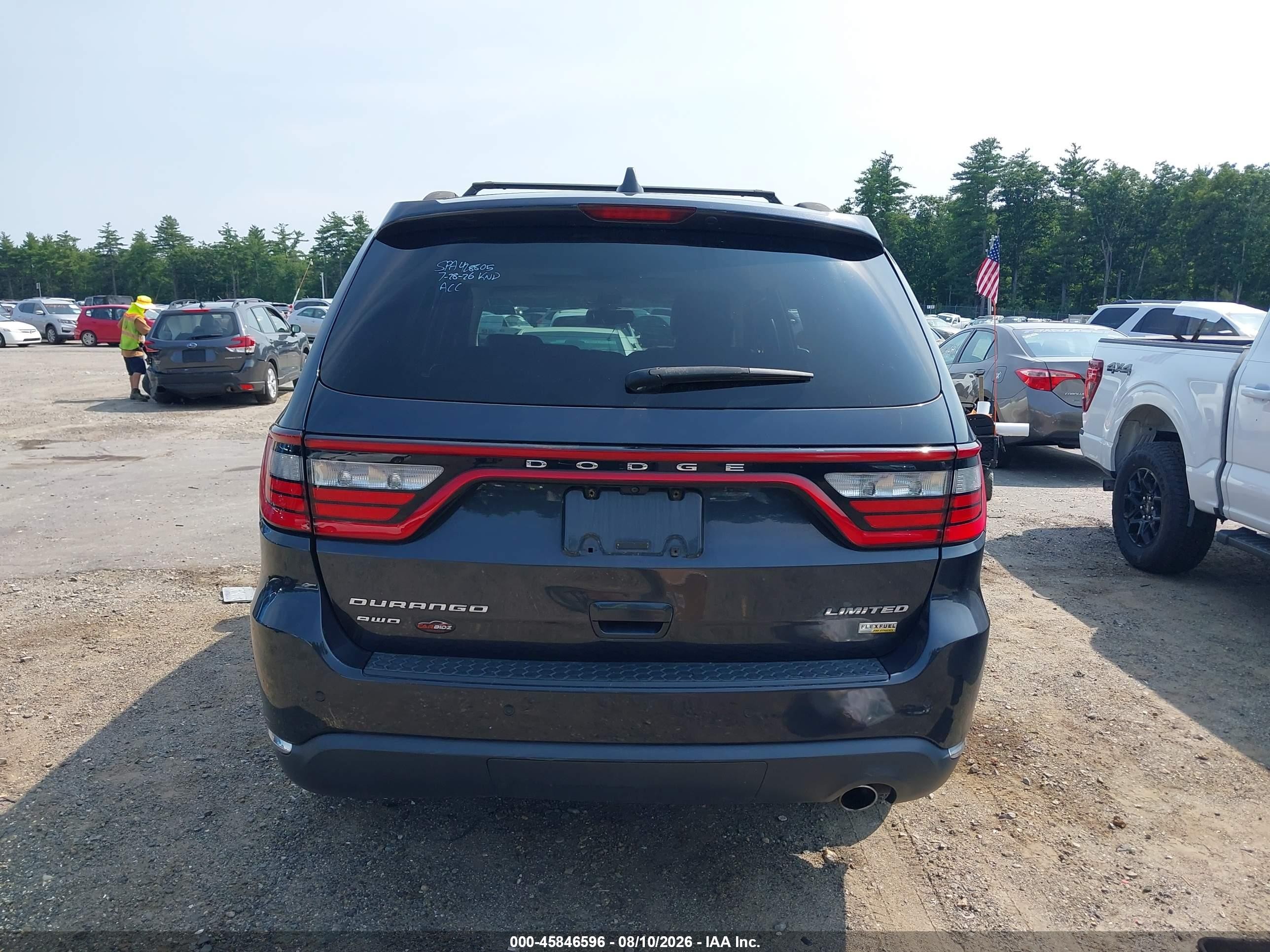 2014 Dodge Durango Limited Blue vin: 1C4RDJDGXEC451077