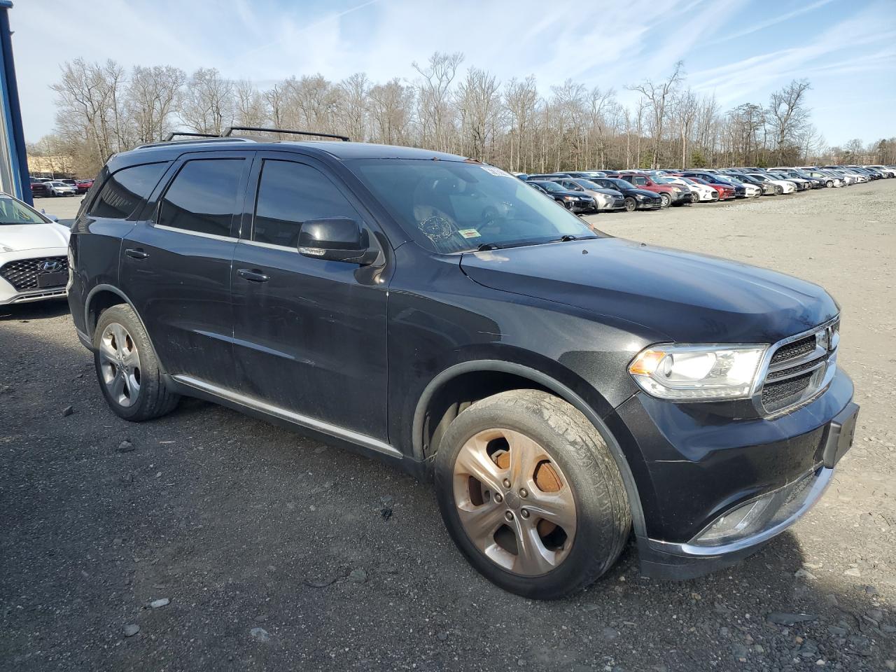 2014 Dodge Durango Limited Black vin: 1C4RDJDGXEC520690 Damage: Right Rear Door, Multiple Dents/Paint Damage, 2