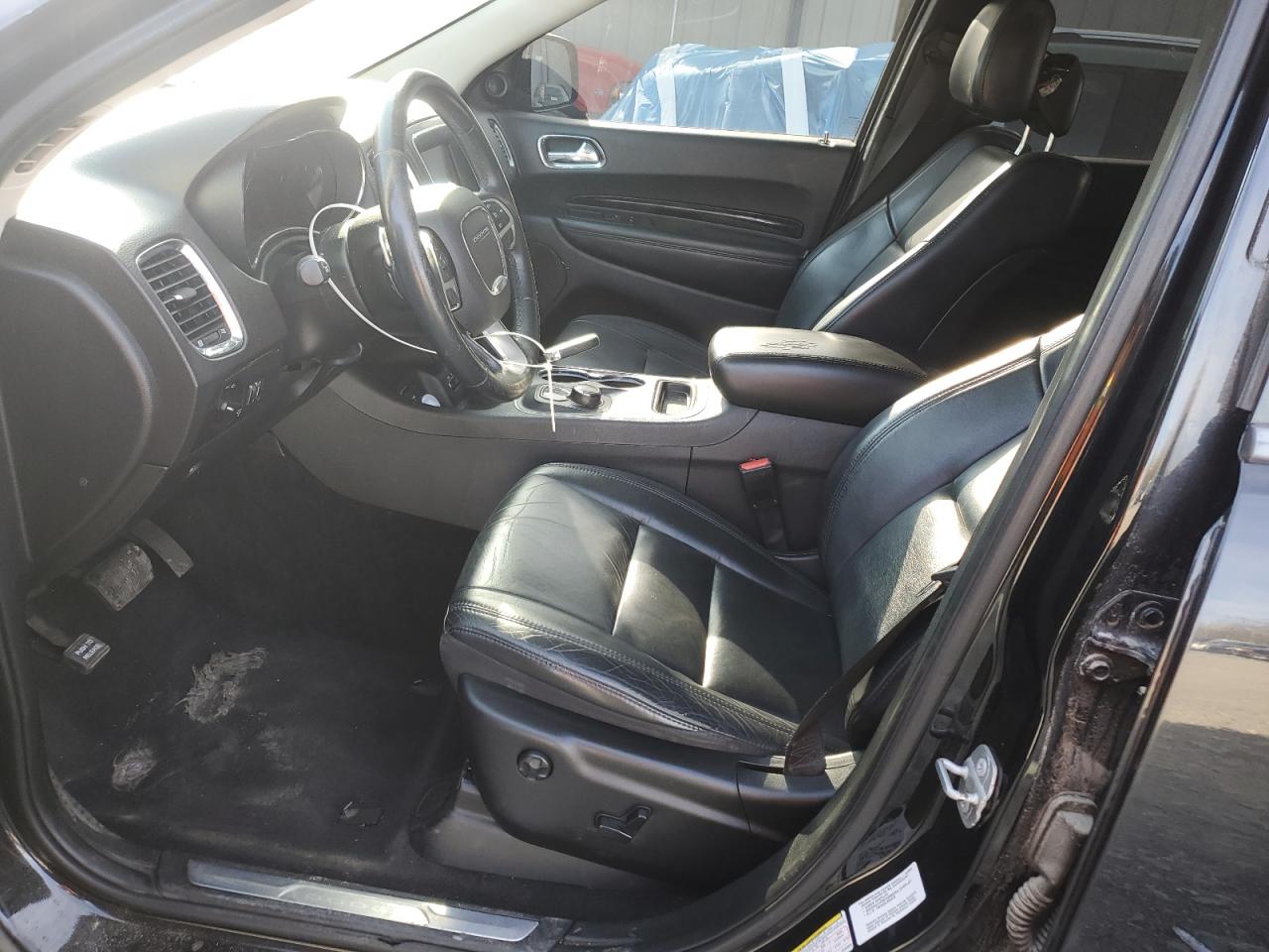 2014 Dodge Durango Limited Black vin: 1C4RDJDGXEC520690 Damage: Console Cover, Torn, 3 To 4 Inches