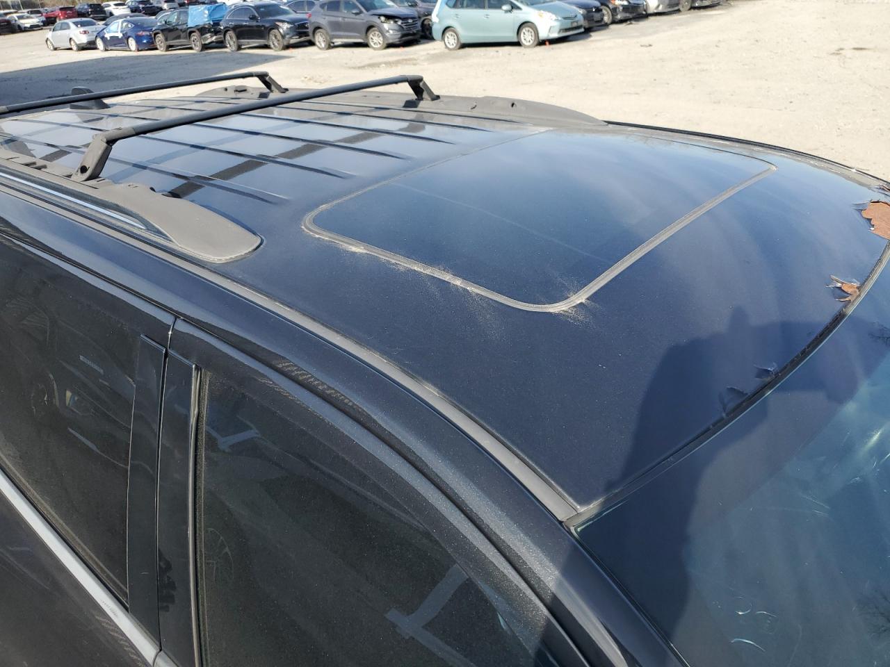 2014 Dodge Durango Limited Black vin: 1C4RDJDGXEC520690 Damage: Roof, Rust, 9 To 10 Inches