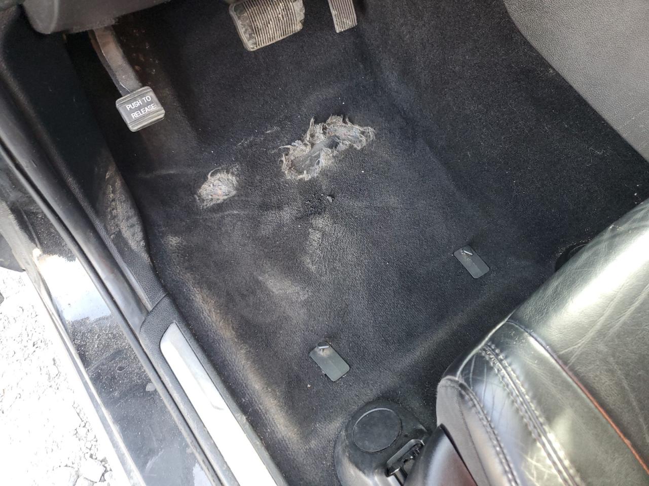 2014 Dodge Durango Limited Black vin: 1C4RDJDGXEC520690 Damage: Left Front Carpet, Torn, 9 To 10 Inches