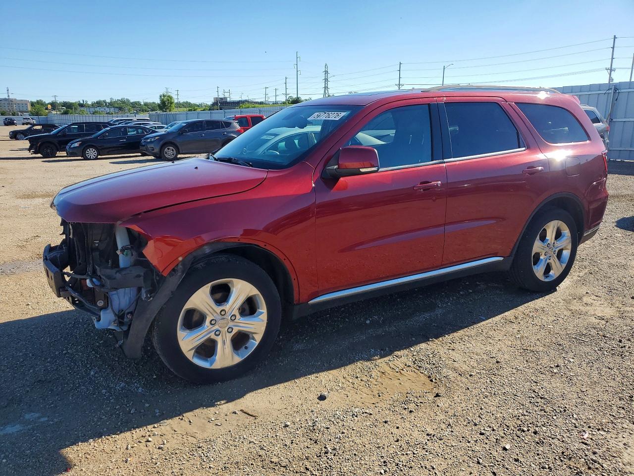 2014 Dodge Durango Limited Maroon vin: 1C4RDJDGXEC595731