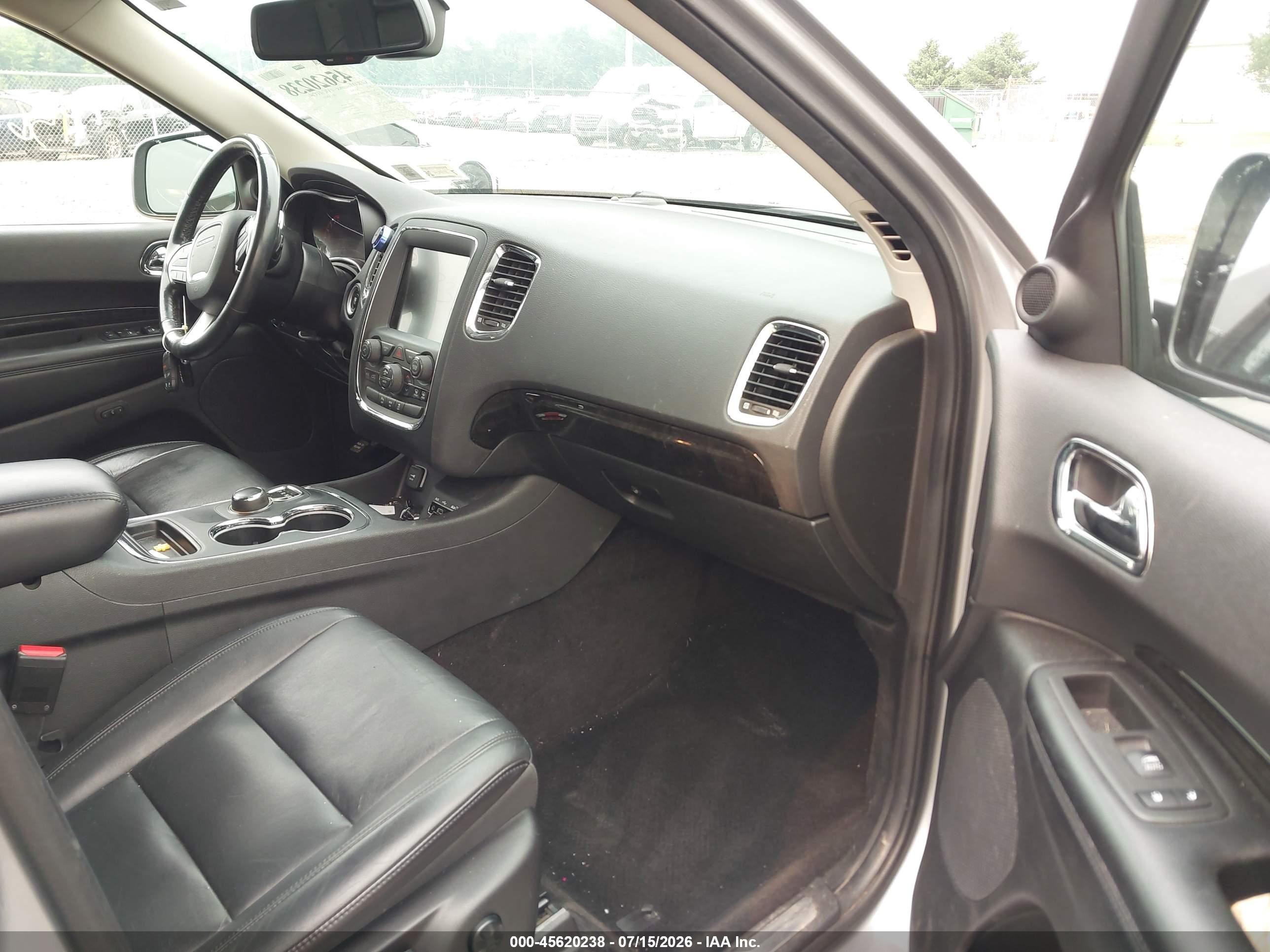 2014 Dodge Durango Limited Silver vin: 1C4RDJDGXEC973482