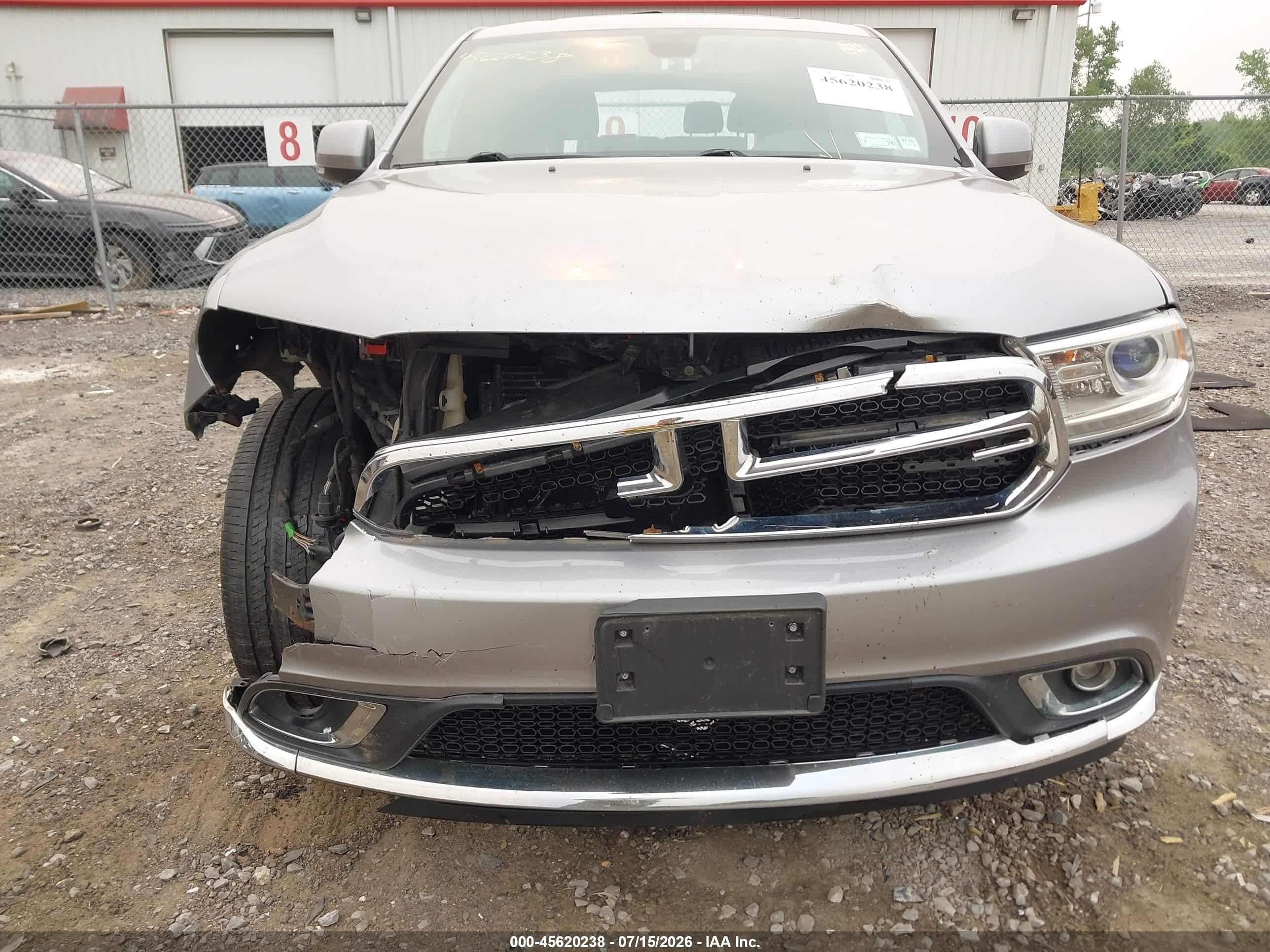 2014 Dodge Durango Limited Silver vin: 1C4RDJDGXEC973482