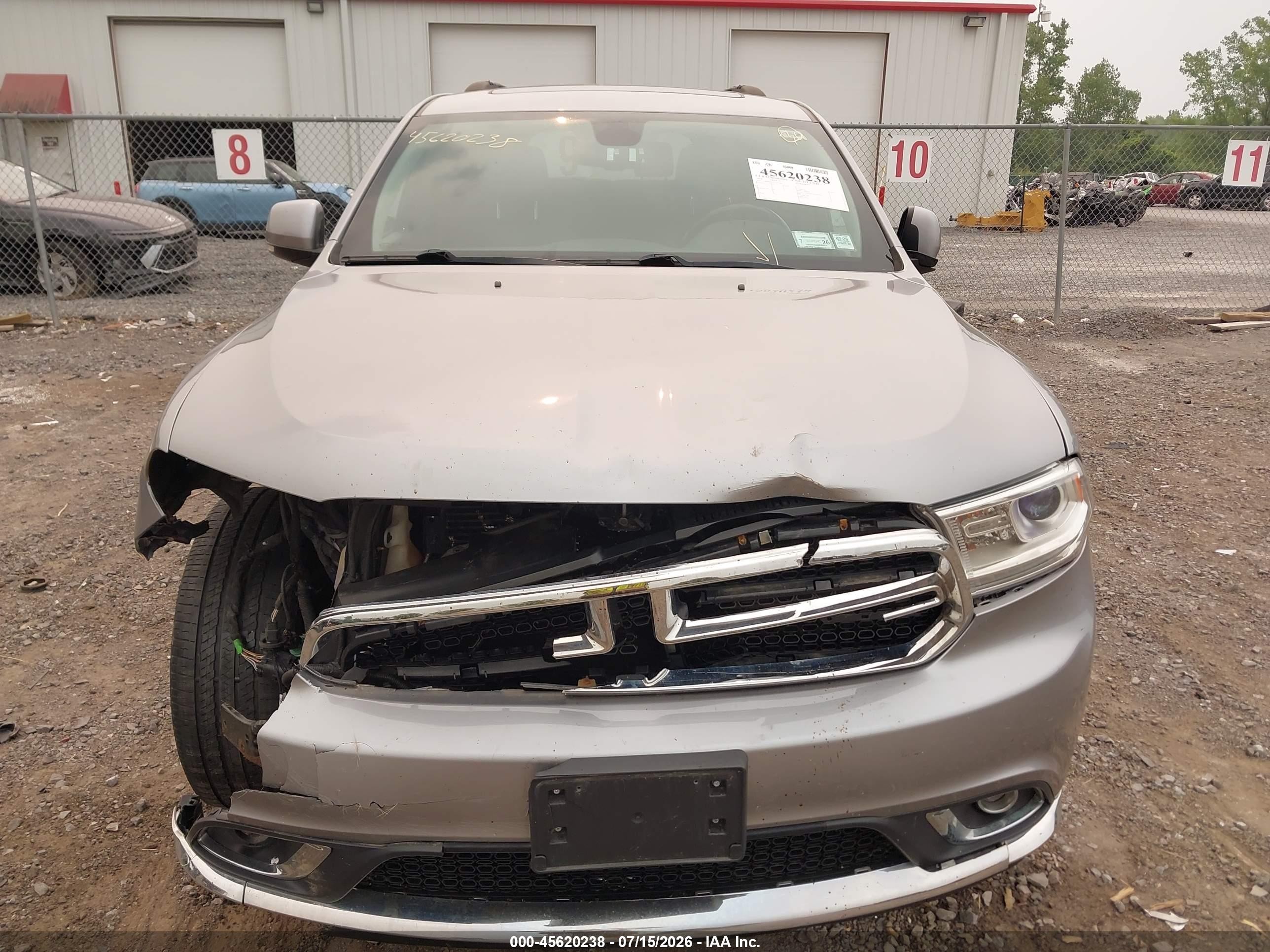 2014 Dodge Durango Limited Silver vin: 1C4RDJDGXEC973482