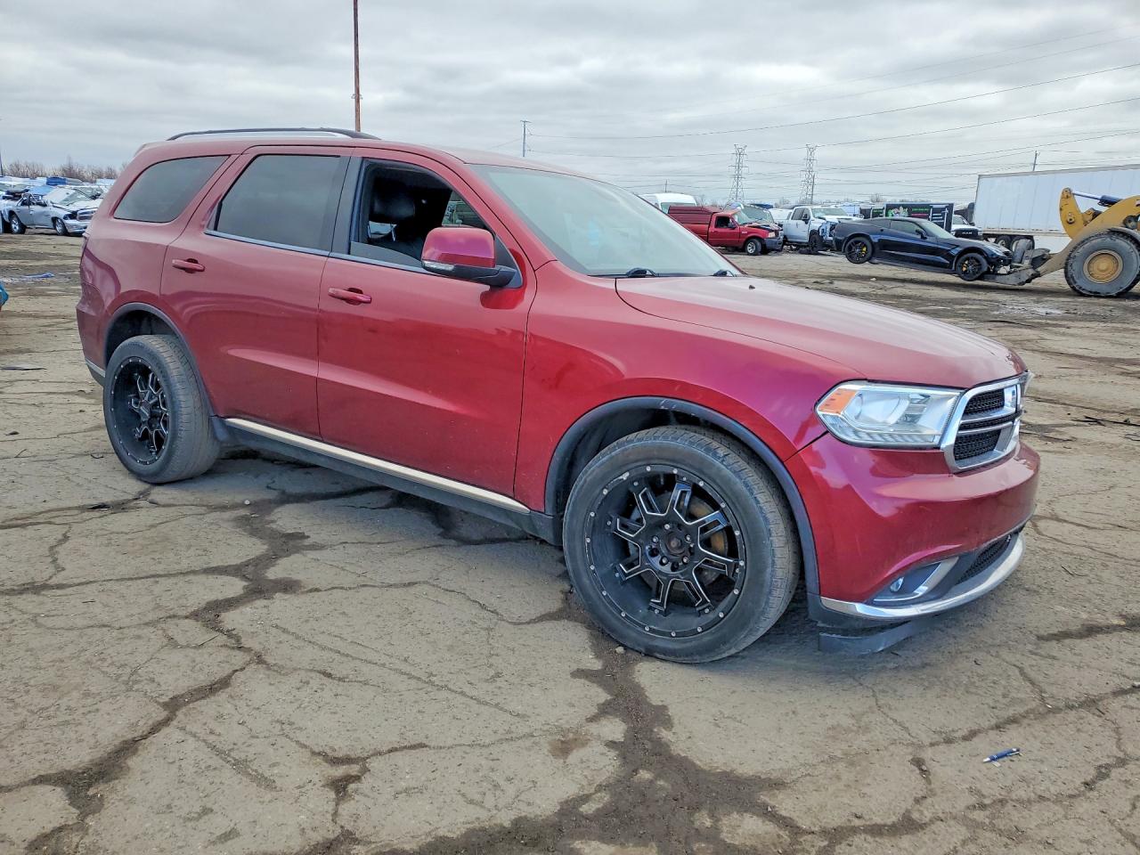 2014 Dodge Durango Limited Maroon vin: 1C4RDJDGXEC978889