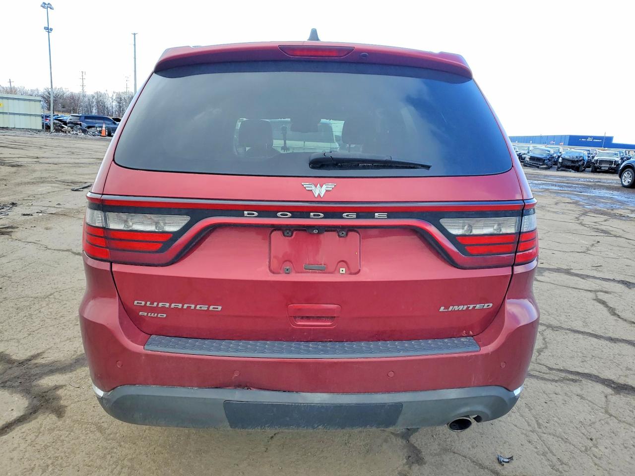2014 Dodge Durango Limited Maroon vin: 1C4RDJDGXEC978889