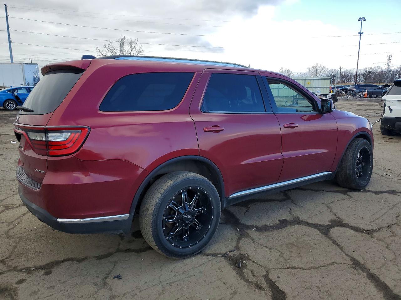 2014 Dodge Durango Limited Maroon vin: 1C4RDJDGXEC978889