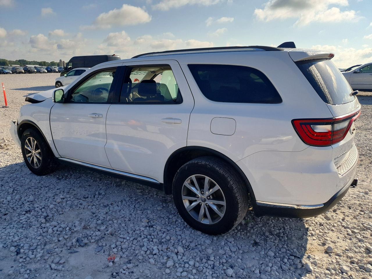 2015 Dodge Durango Limited White vin: 1C4RDJDGXFC186615