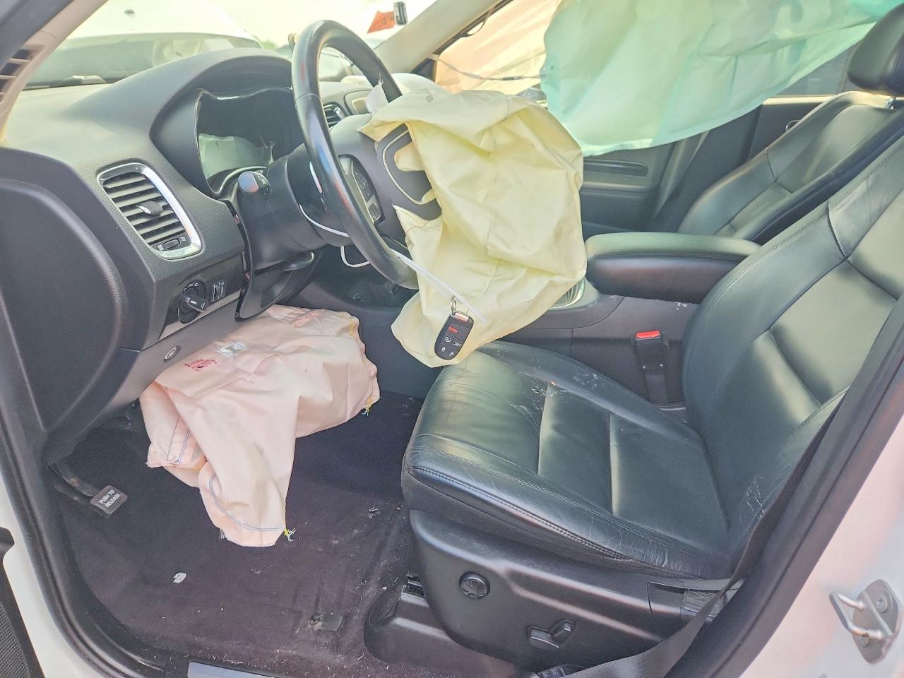 2015 Dodge Durango Limited White vin: 1C4RDJDGXFC186615