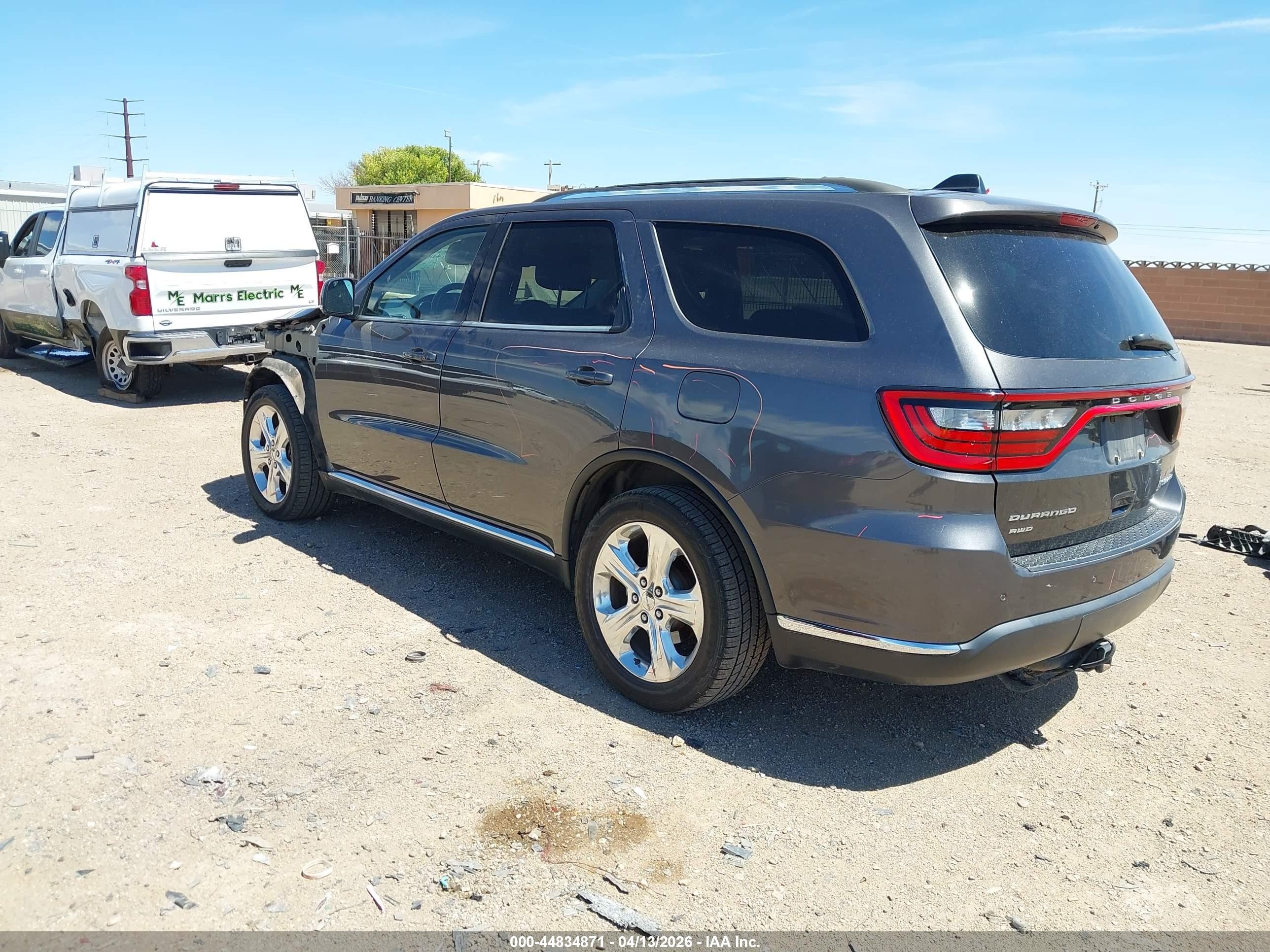 2015 Dodge Durango Limited Gray vin: 1C4RDJDGXFC745872