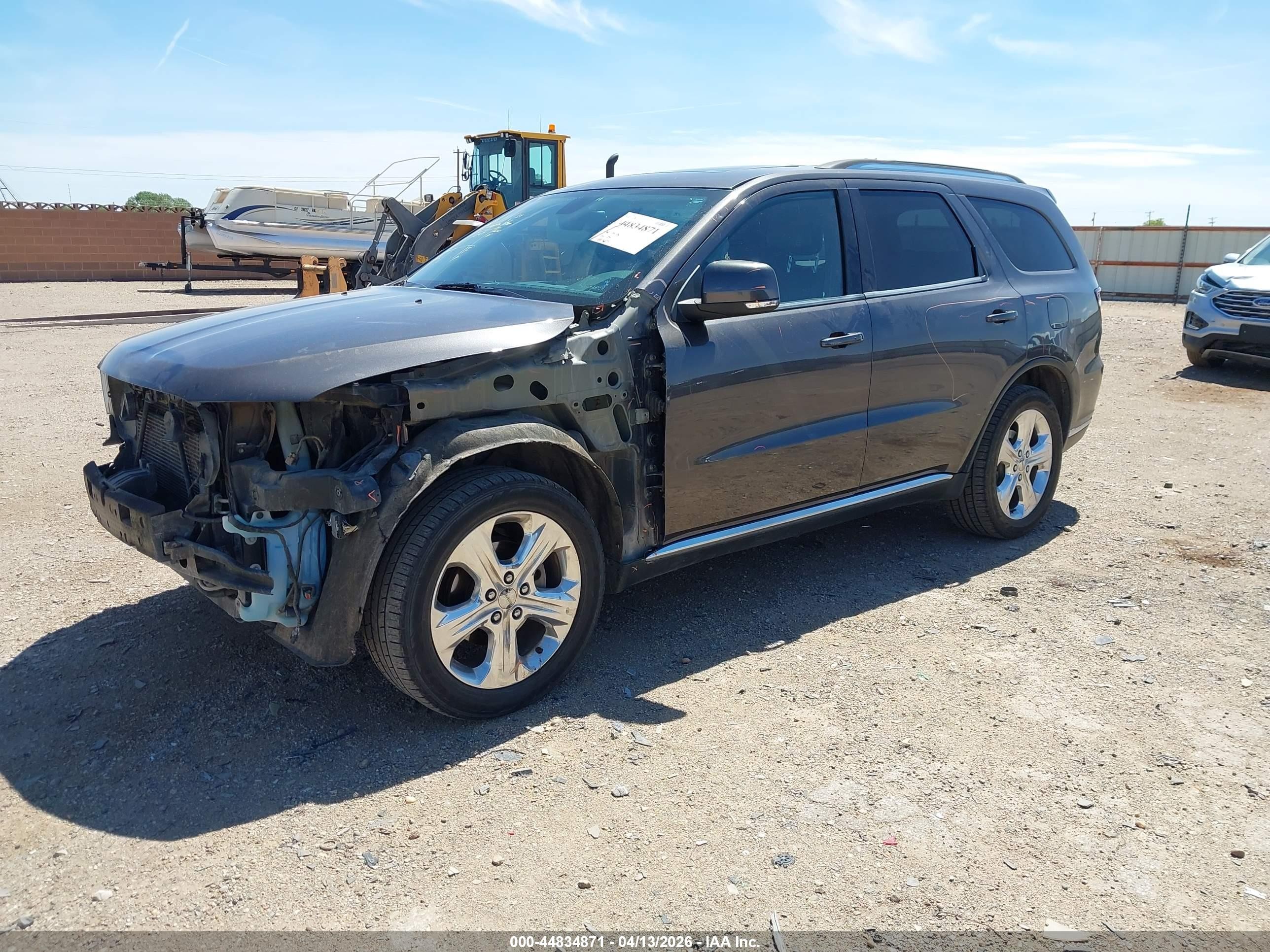 2015 Dodge Durango Limited Gray vin: 1C4RDJDGXFC745872
